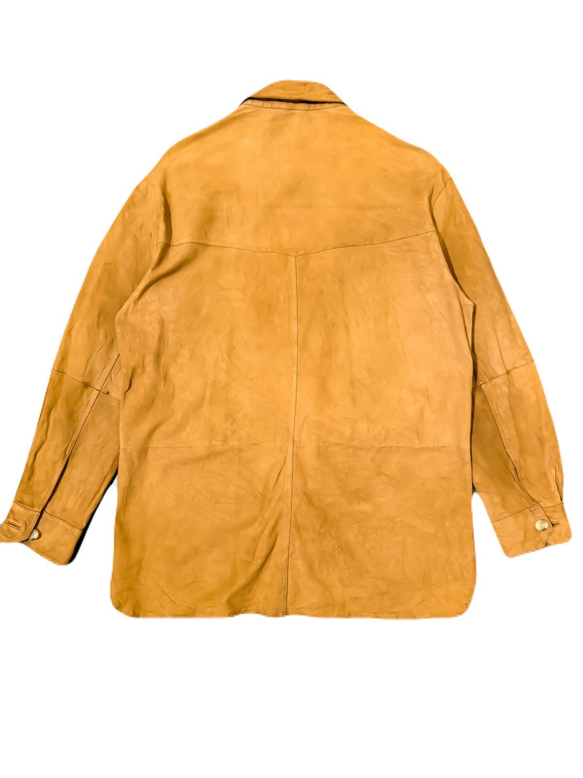 Genuine Leather 2000’s GB Baroni shirt suede leather Size US XL / EU 56 / 4 - 2 Thumbnail