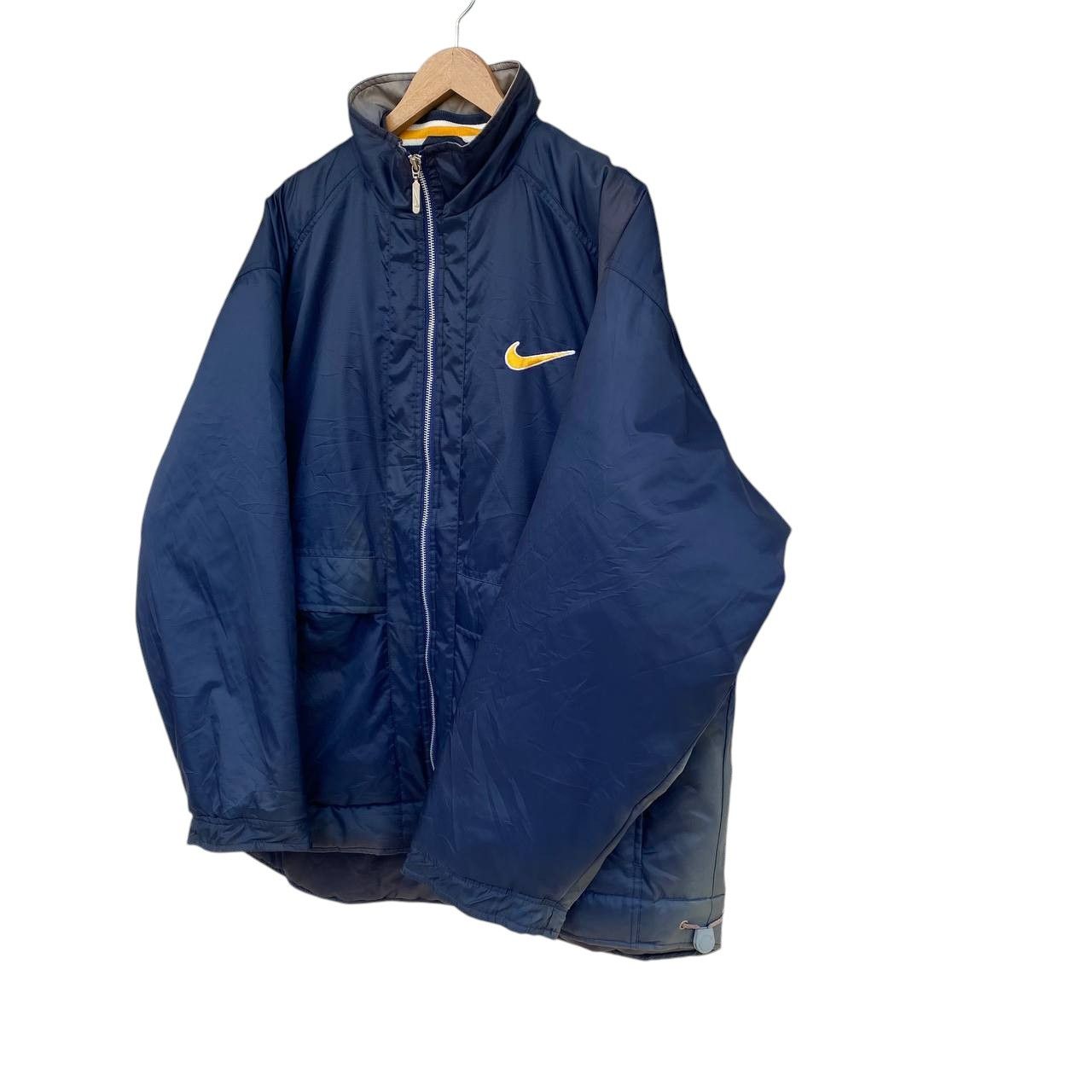 Vintage VINTAGE 90S NIKE COACH INSULATED JACKET FADED BLUE Size US L / EU 52-54 / 3 - 11 Thumbnail
