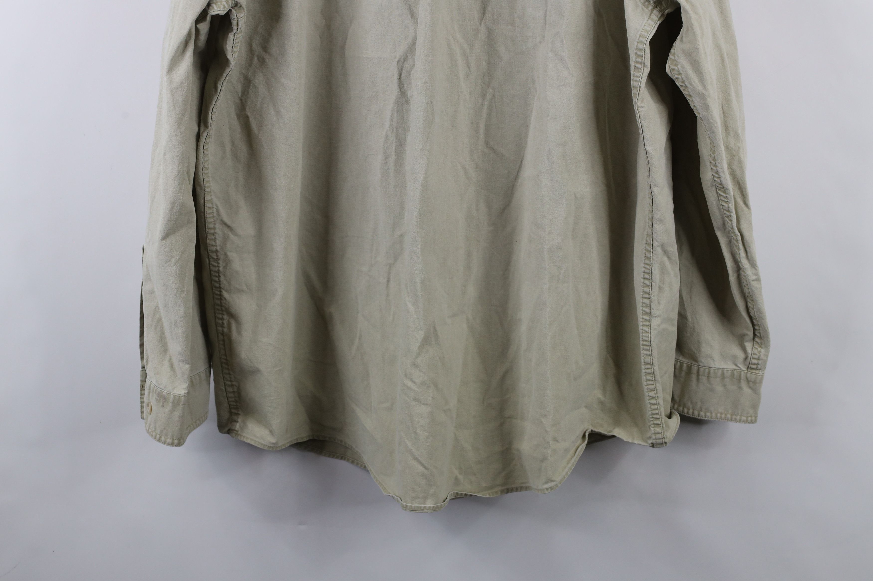 L.L. Bean × Vintage Vintage LL Bean Safari Bush Collared Button Shirt Beige Size US XL / EU 56 / 4 - 13 Thumbnail