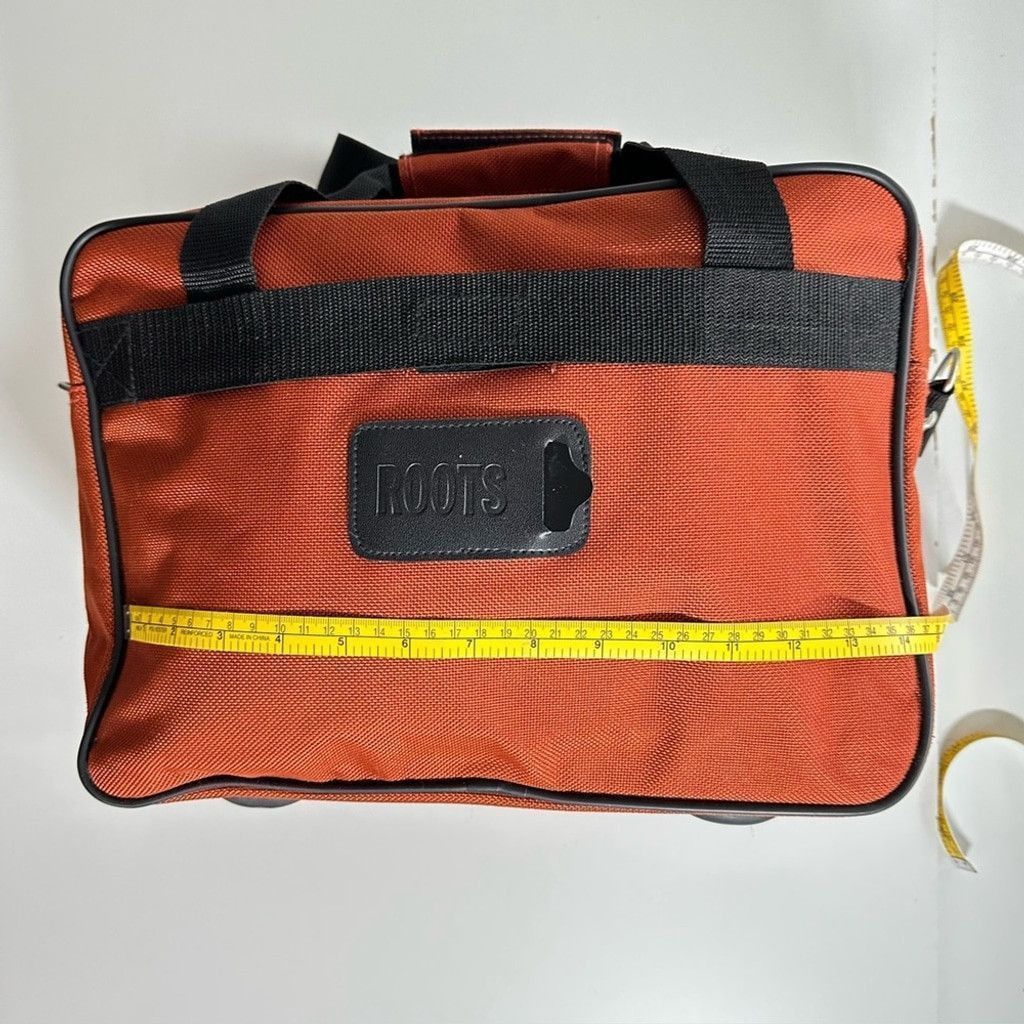 Roots Vintage Roots Orange Canvas Laptop Weekender Shoulder Strap Size ONE SIZE - 13 Thumbnail
