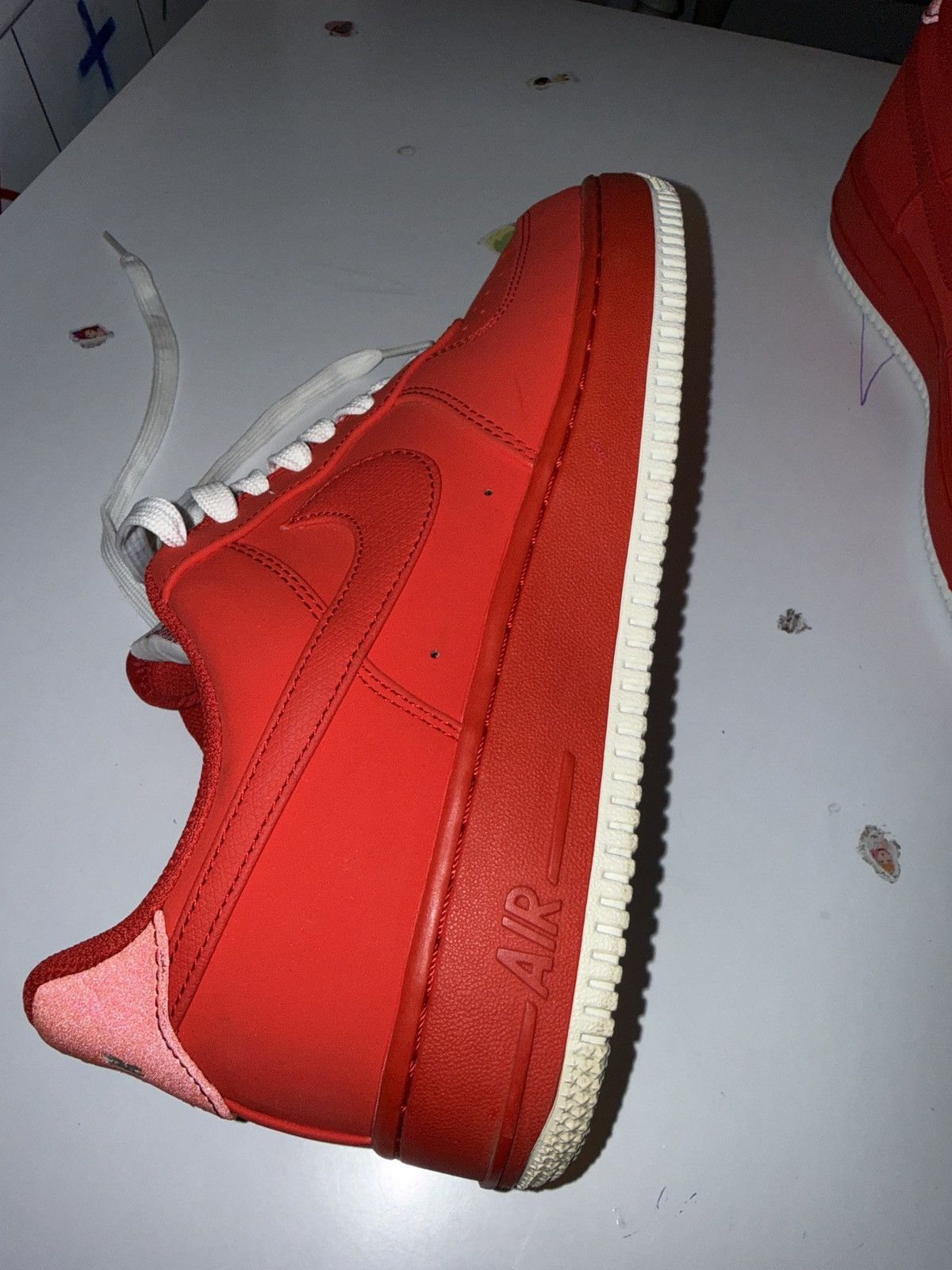 Nike Air Force 1 - red/white Size US 9 / EU 42 - 16 Thumbnail
