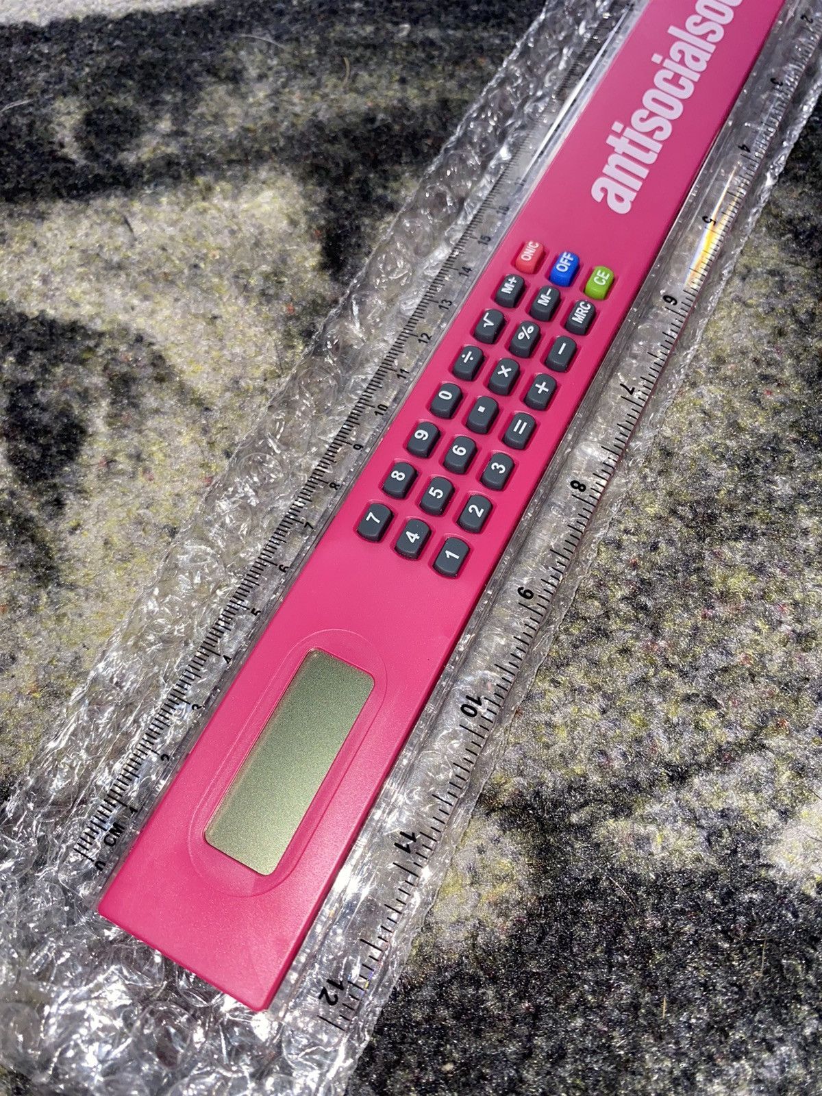 Anti Social Social Club Anti Social Social Club Ruler & Calculator Size ONE SIZE - 2 Thumbnail