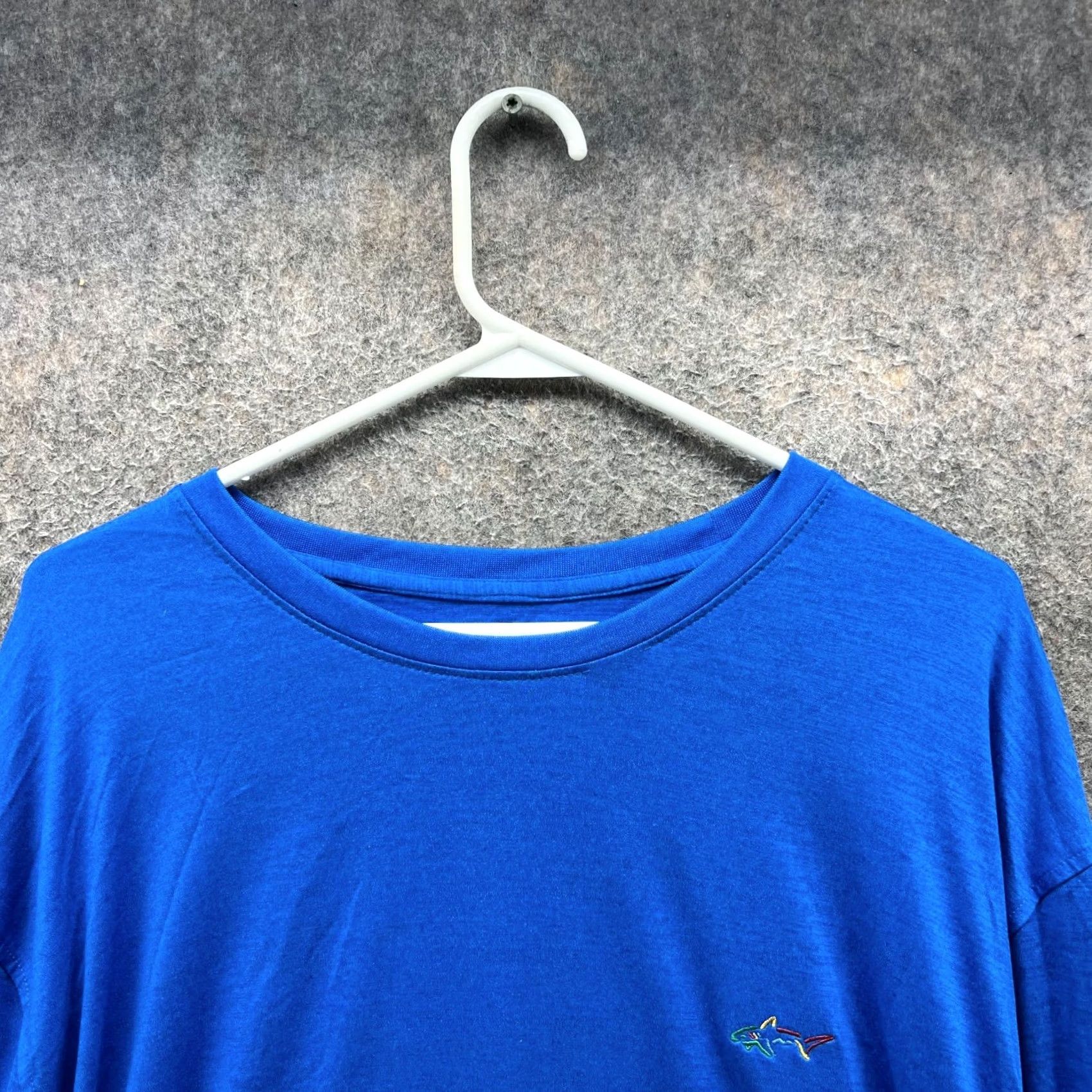 Vintage Greg Norman Shirt Mens XXL Blue Long Sleeve Crewneck Cotton Texports Logo Shirt Size US XXL / EU 58 / 5 - 6 Thumbnail
