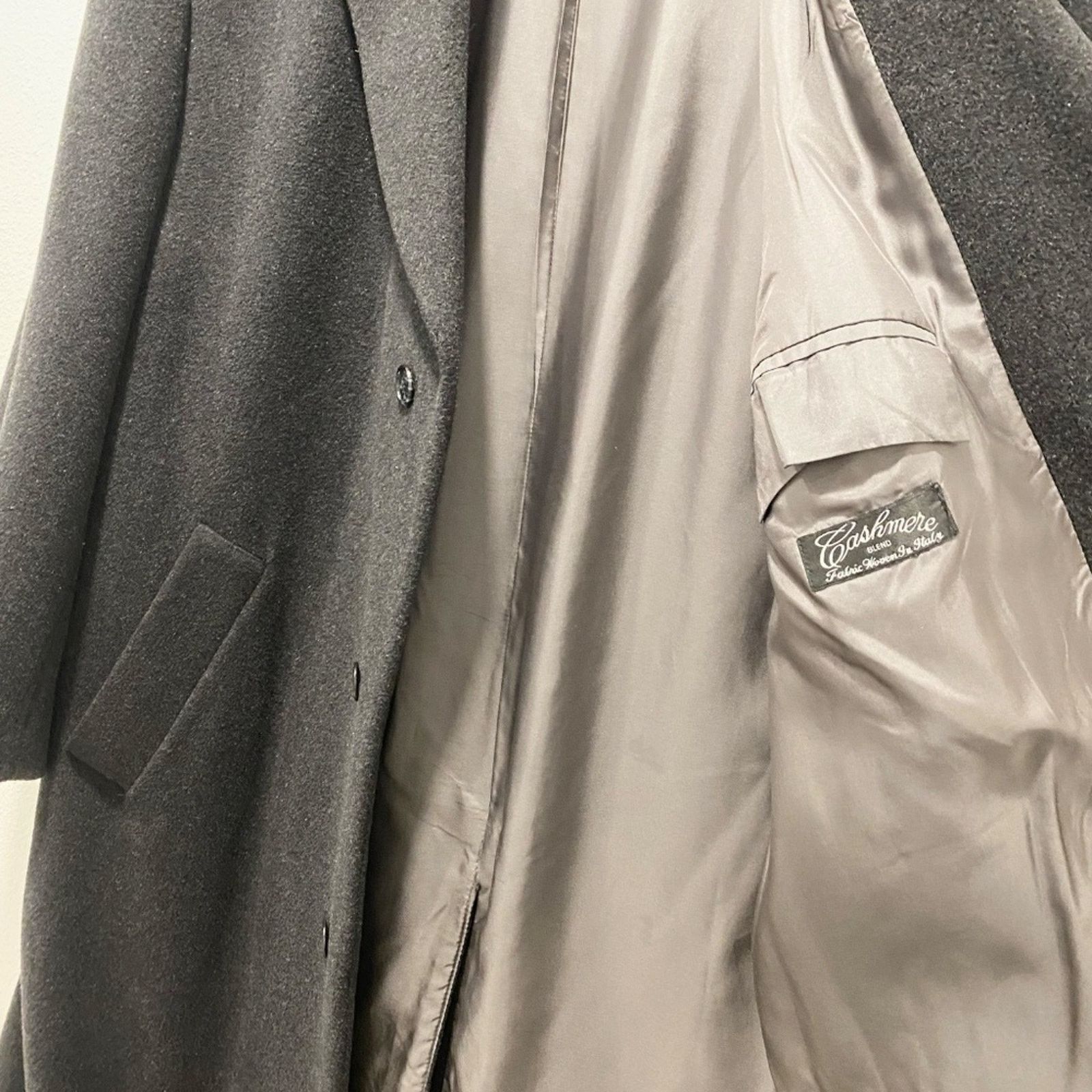 Andrew Fezza Andrew Fezza Men's Italian Cashmere Overcoat Full - 48R Size US XL / EU 56 / 4 - 3 Thumbnail