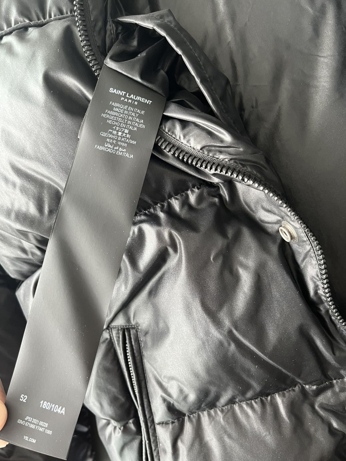 Hedi Slimane × Saint Laurent Paris × Yves Saint Laurent Runway $2,650 Brand New 90% Goose Down Saint Laurent Coat Size US L / EU 52-54 / 3 - 10 Thumbnail