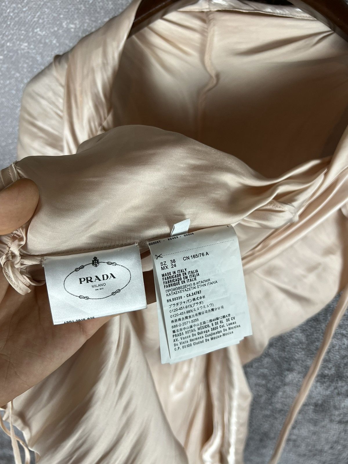 Designer × Prada Prada Milano Maxi Pearl Dress never worn 38 Made in Italy Size M / US 6-8 / IT 42-44 - 19 Thumbnail