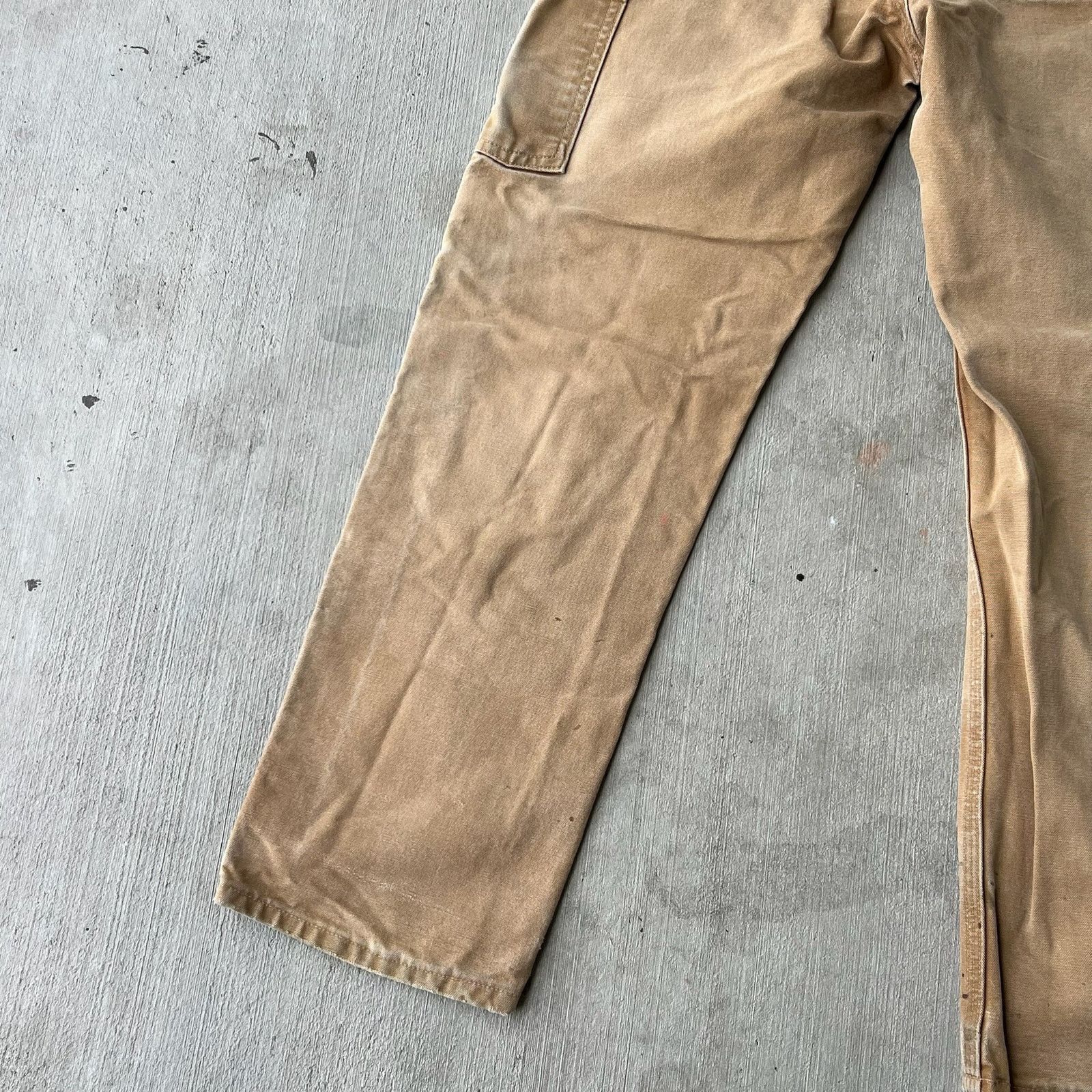Carhartt × Vintage Carhartt brown double knee work wear carpenter pants Size US 27 - 11 Thumbnail