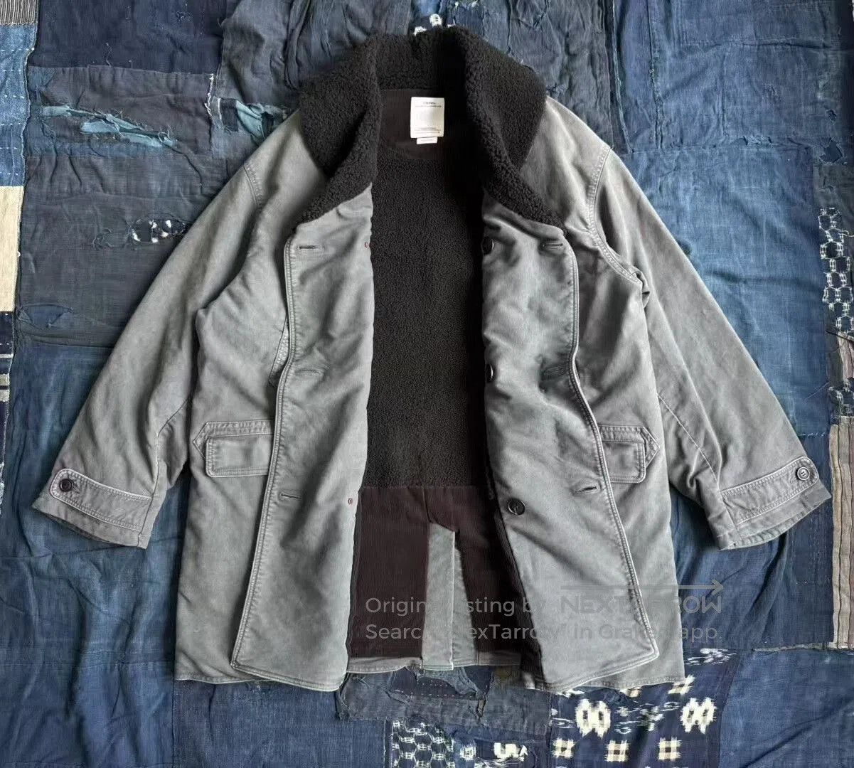 Visvim navy vintage style coat by visvim. Size US L / EU 52-54 / 3 - 2 Thumbnail