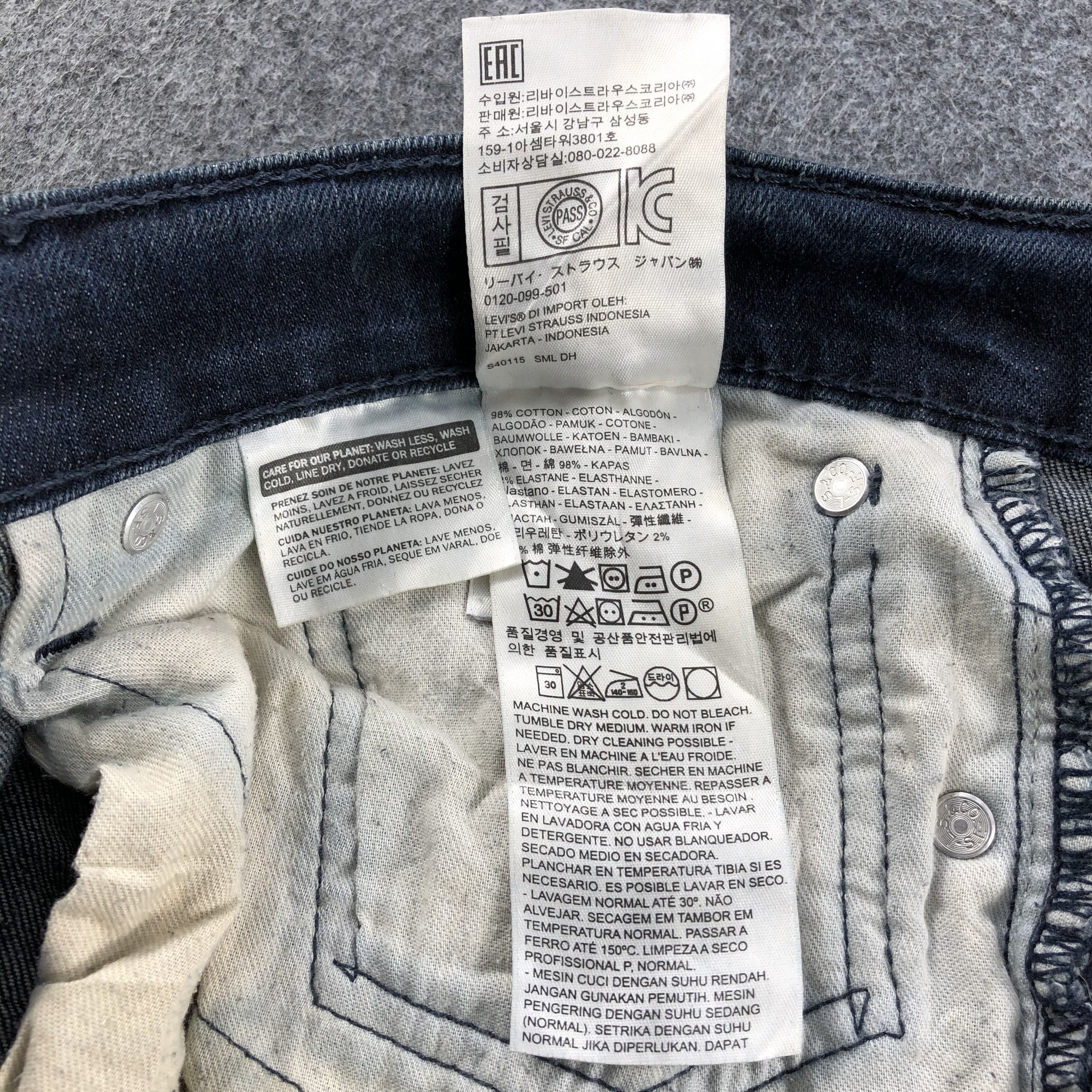 Levi's Rusty Vintage Levis 514 Jeans Distressed Denim-J1085 Size US 35 - 12 Thumbnail