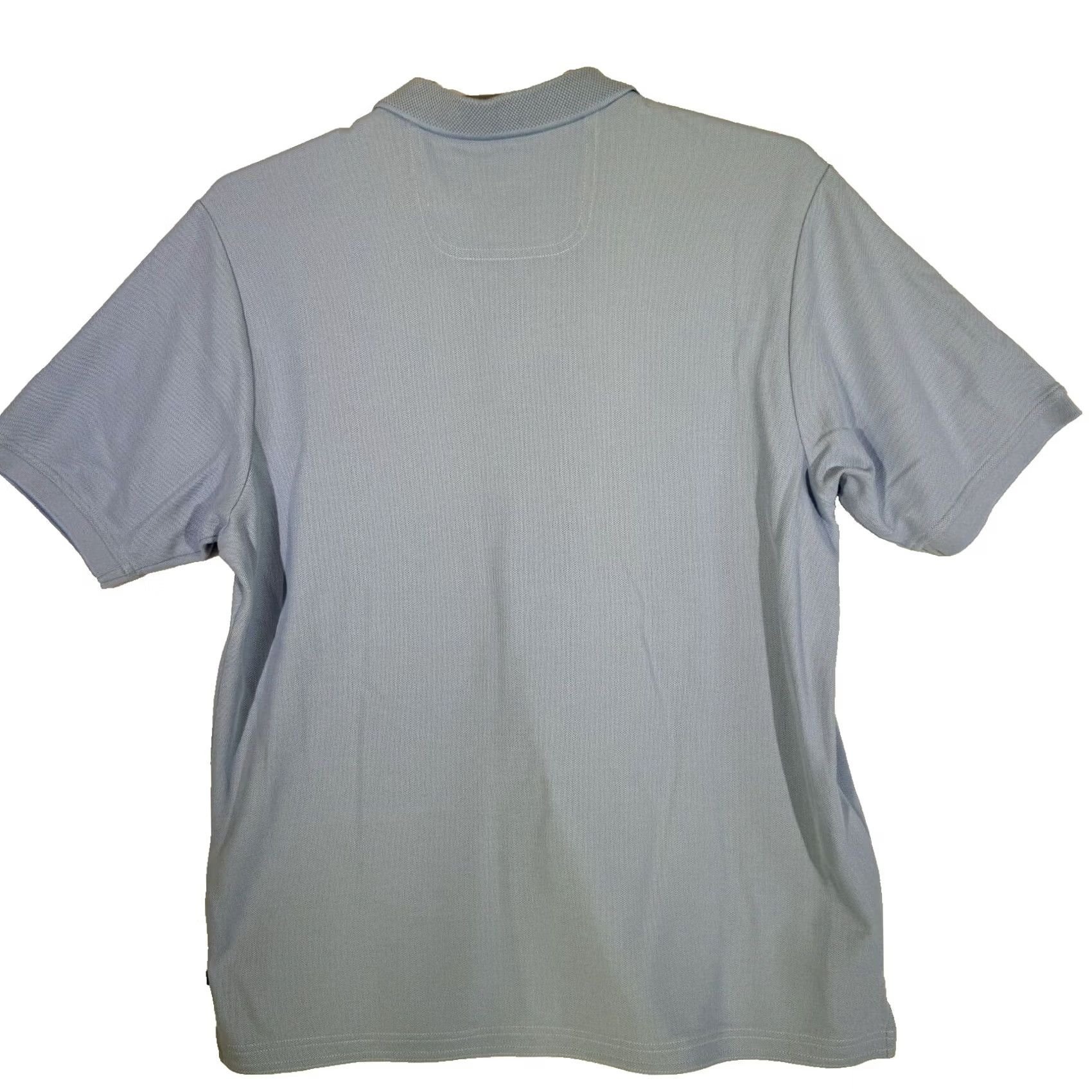 Tommy Bahama Tommy Bahama Polo Shirt Men Large Blue Supima Cotton Golf Performance Short Sleeve Shirt Size US L / EU 52-54 / 3 - 2 Thumbnail