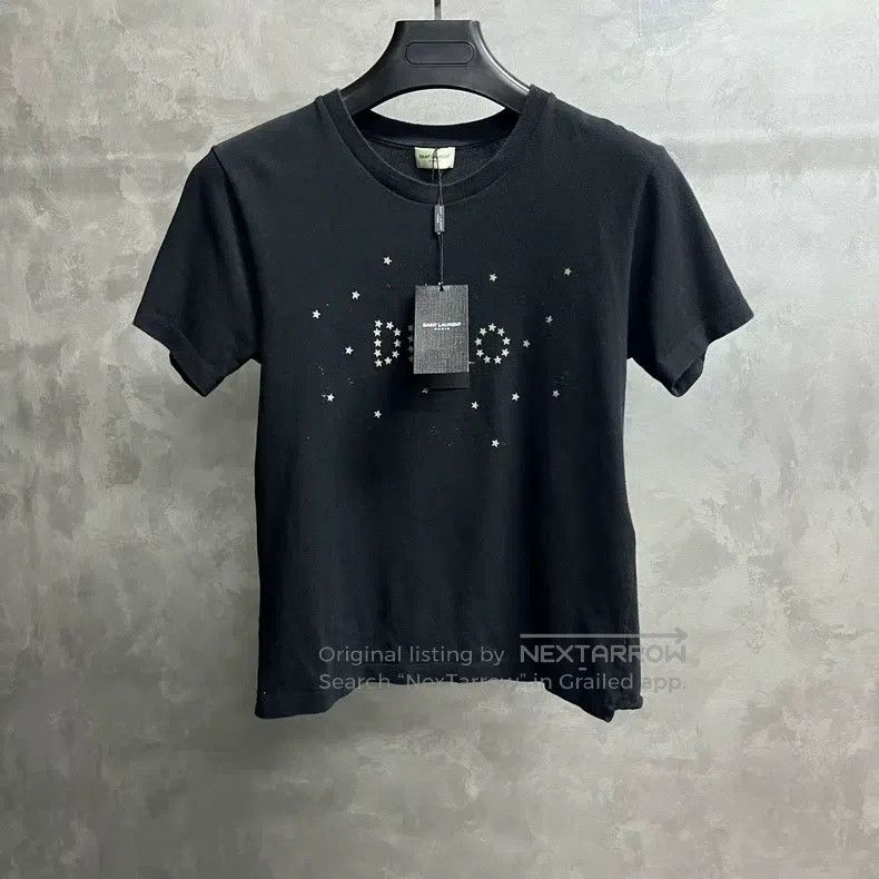Saint Laurent Paris Saint Laurent Paris Star Printed Short Sleeve T-Shirt Size US XS / EU 42 / 0 - 1 Thumbnail