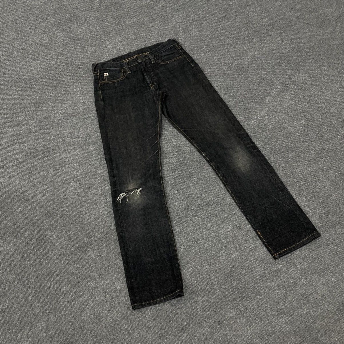 45rpm 45 rpm Womens Jeans Black Denim Regular Fit Size 29" - 2 Thumbnail