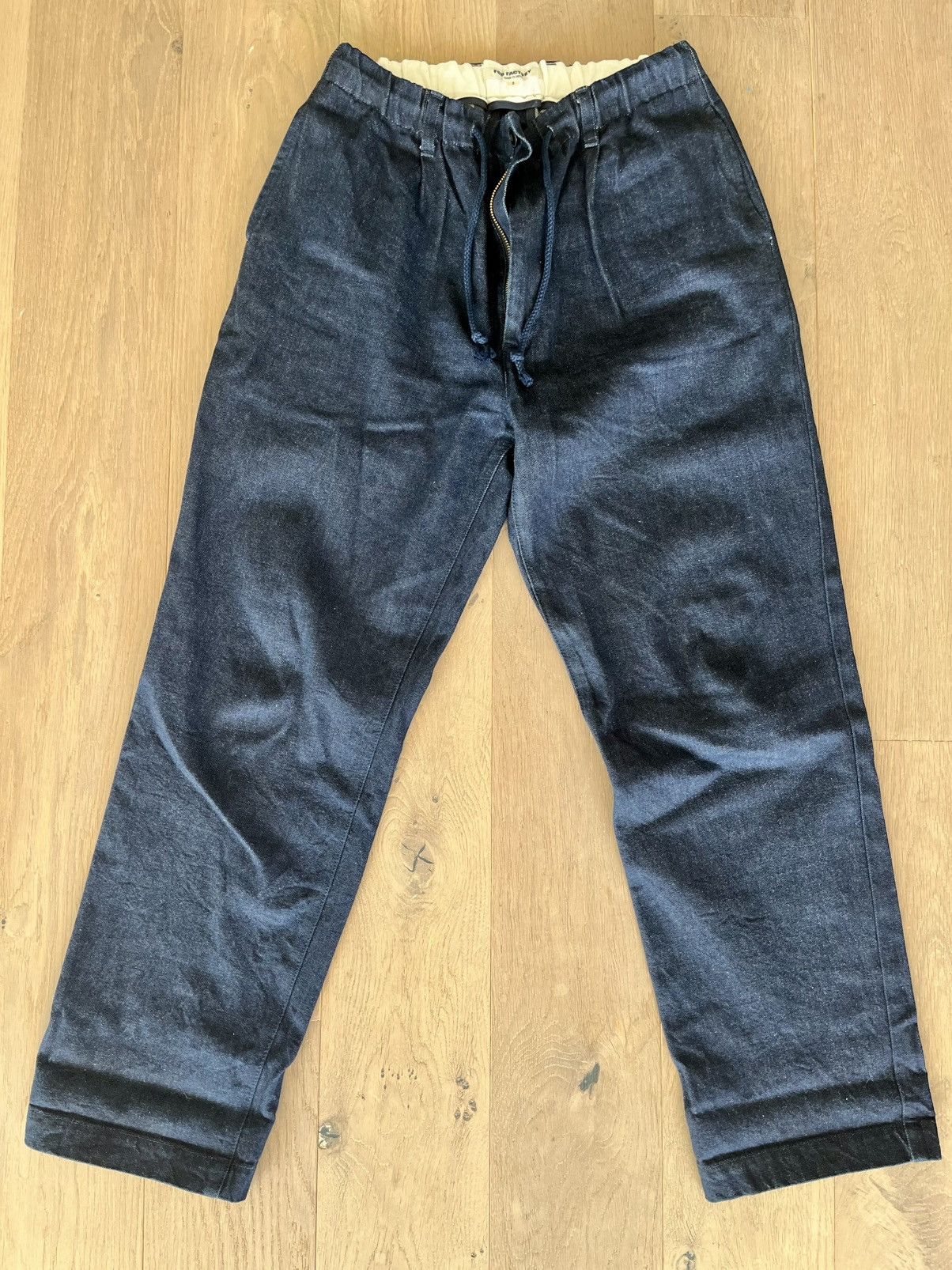 FOB Factory FOB FACTORY Denim Track Pants Size US 40 / EU 56 - 1 Thumbnail