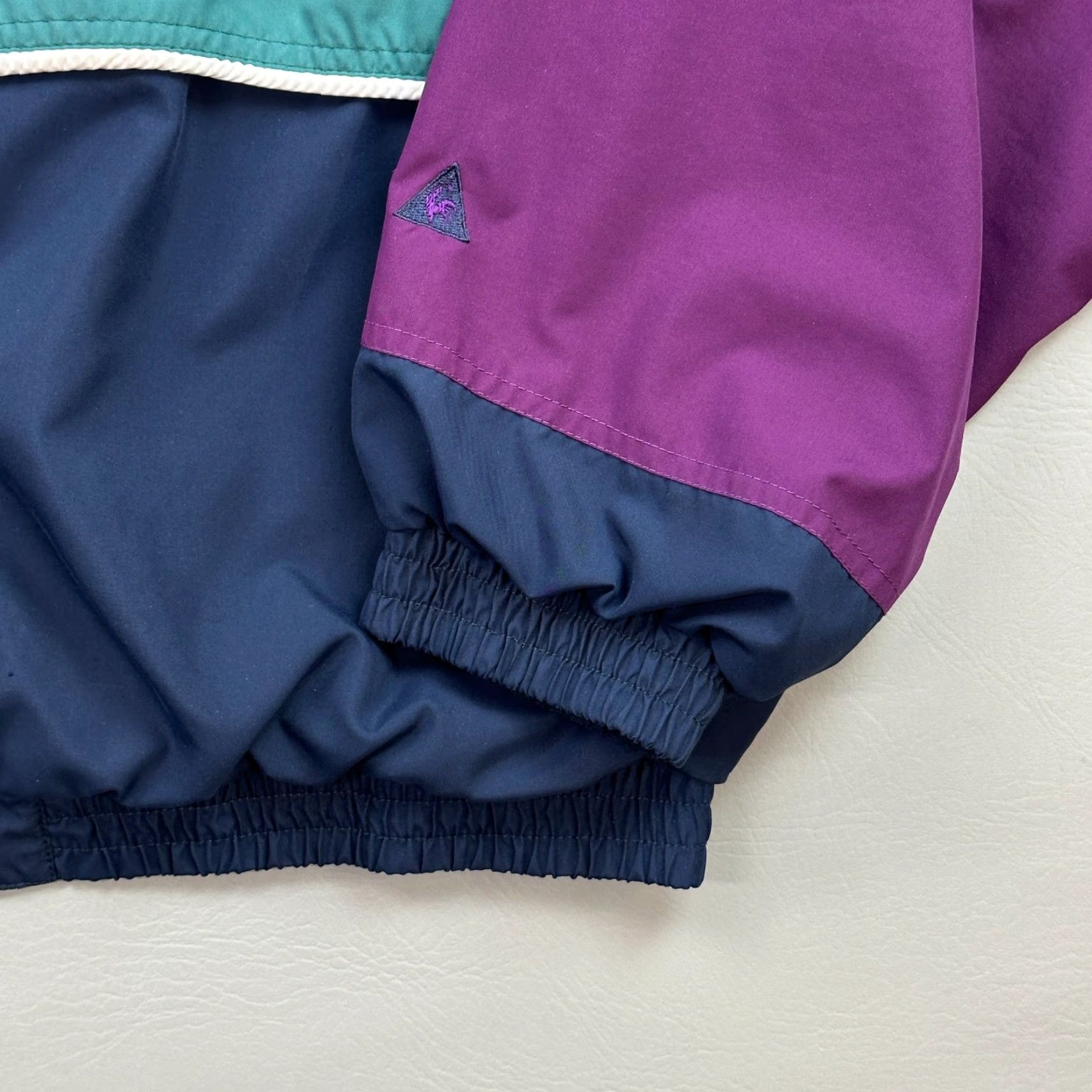 Le Coq Sportif VINTAGE Le Coq Sportif Jacket Mens Large Purple Full Zip Lined Outdoor Active Size US L / EU 52-54 / 3 - 3 Thumbnail
