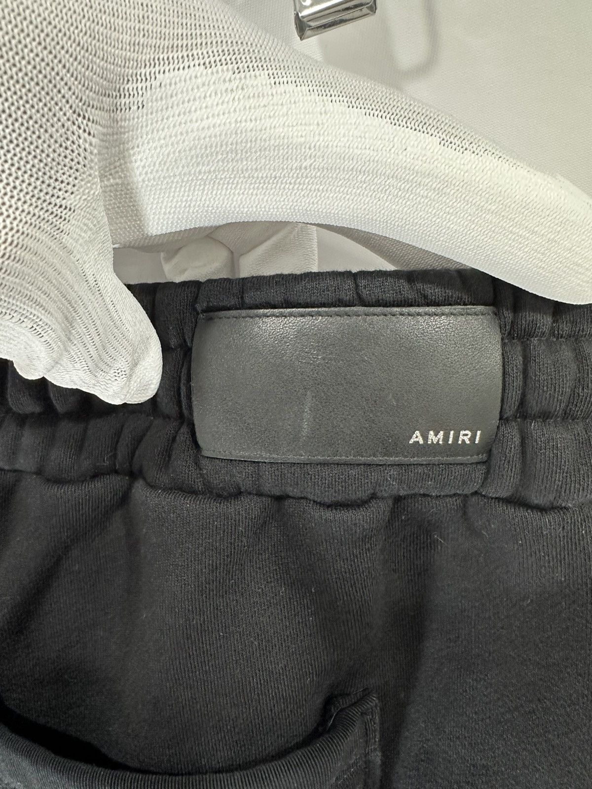 Amiri Amiri Script Logo Shorts Black XL Size US 36 / EU 52 - 9 Thumbnail