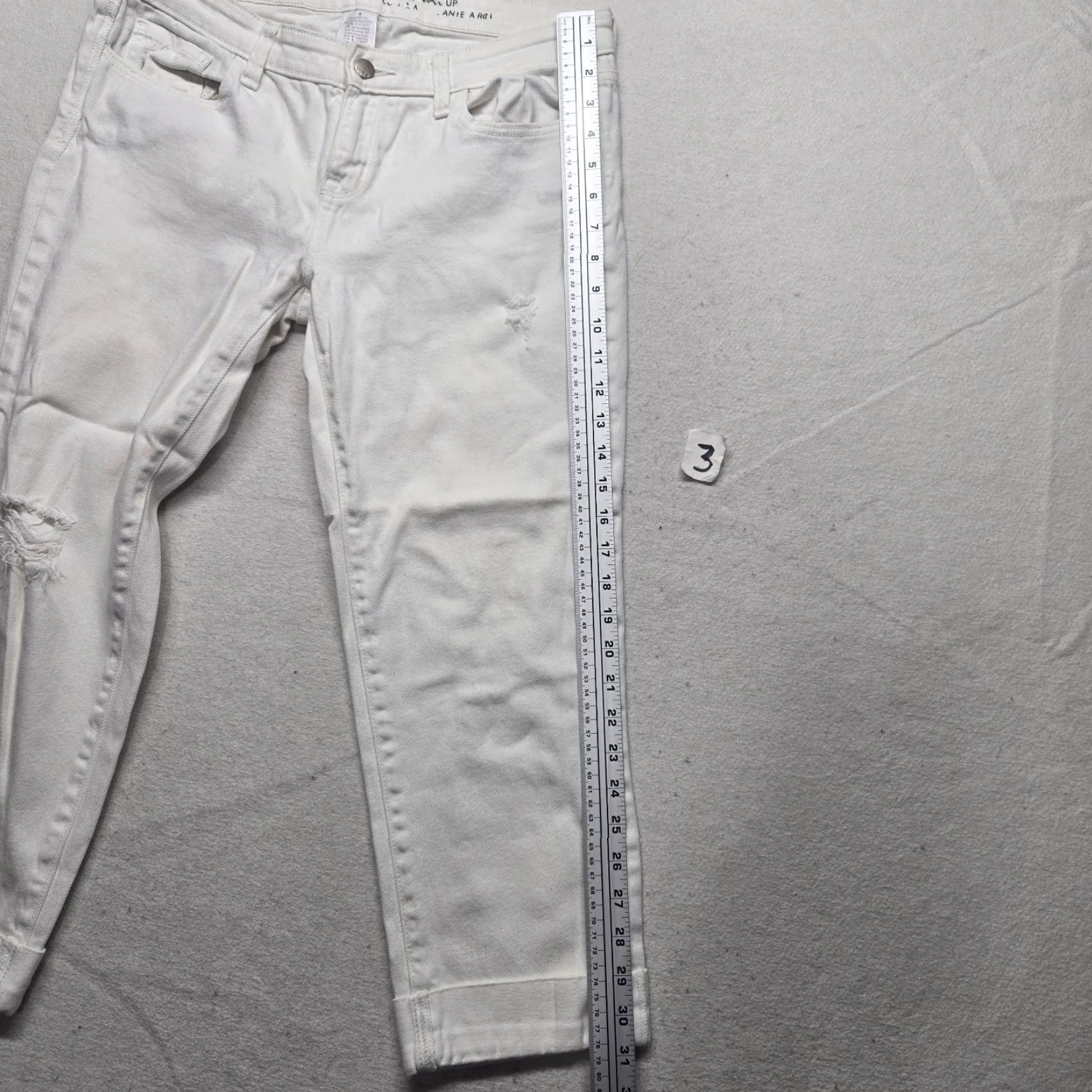 Gap Gap Signature Skinny Ankle Solid White Pants Adult Women's Size 8 Size 30" / US 8 / IT 44 - 7 Thumbnail
