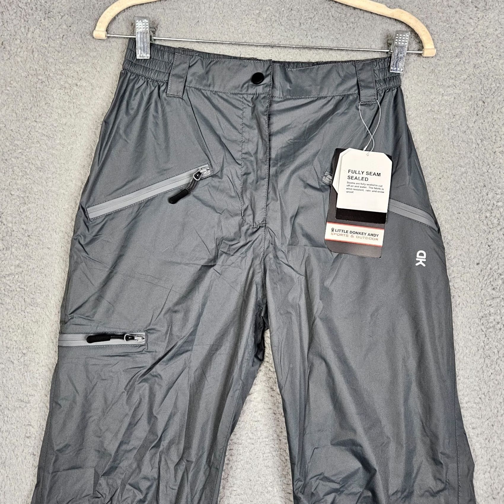 Vintage DK Little Donkey Sports Pants XS Regular Breathable Gray Women/Adult Sports Outdoor Visible Measurements New Size 26" / US 2 / IT 38 - 2 Thumbnail
