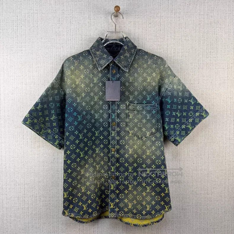 Louis Vuitton Louis Vuitton SS23 Gradient Old Flower Letter Logo Jacquar Size US XS / EU 42 / 0 - 1 Thumbnail