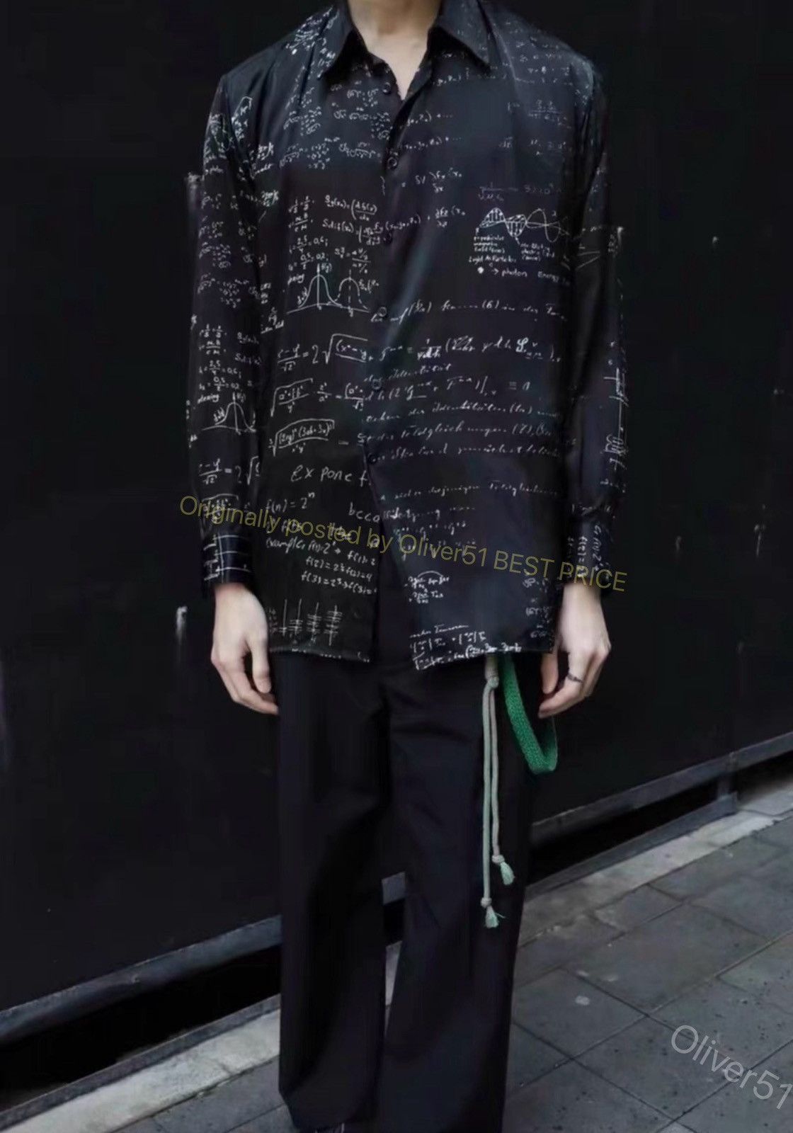 Geoffrey B. Small Geoffrey B. Small GBS manuscript silk shirt YYYY17/2610 Size US M / EU 48-50 / 2 - 9 Thumbnail