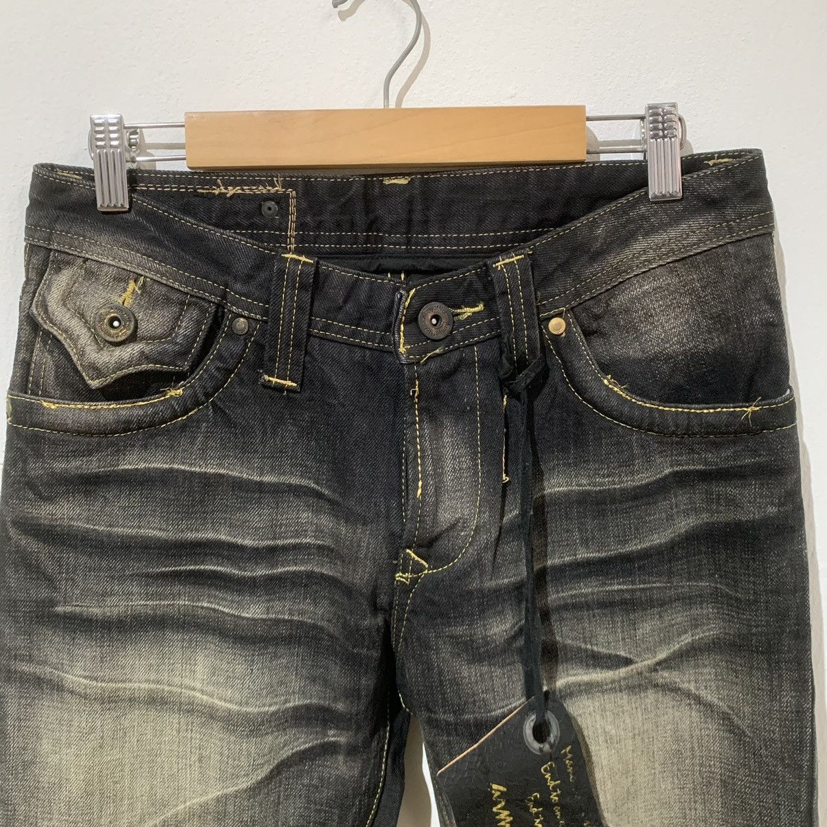 Tornado Mart deadstock Army oh no! claw marks flared jeans 🔥 Size US 30 / EU 46 - 4 Thumbnail