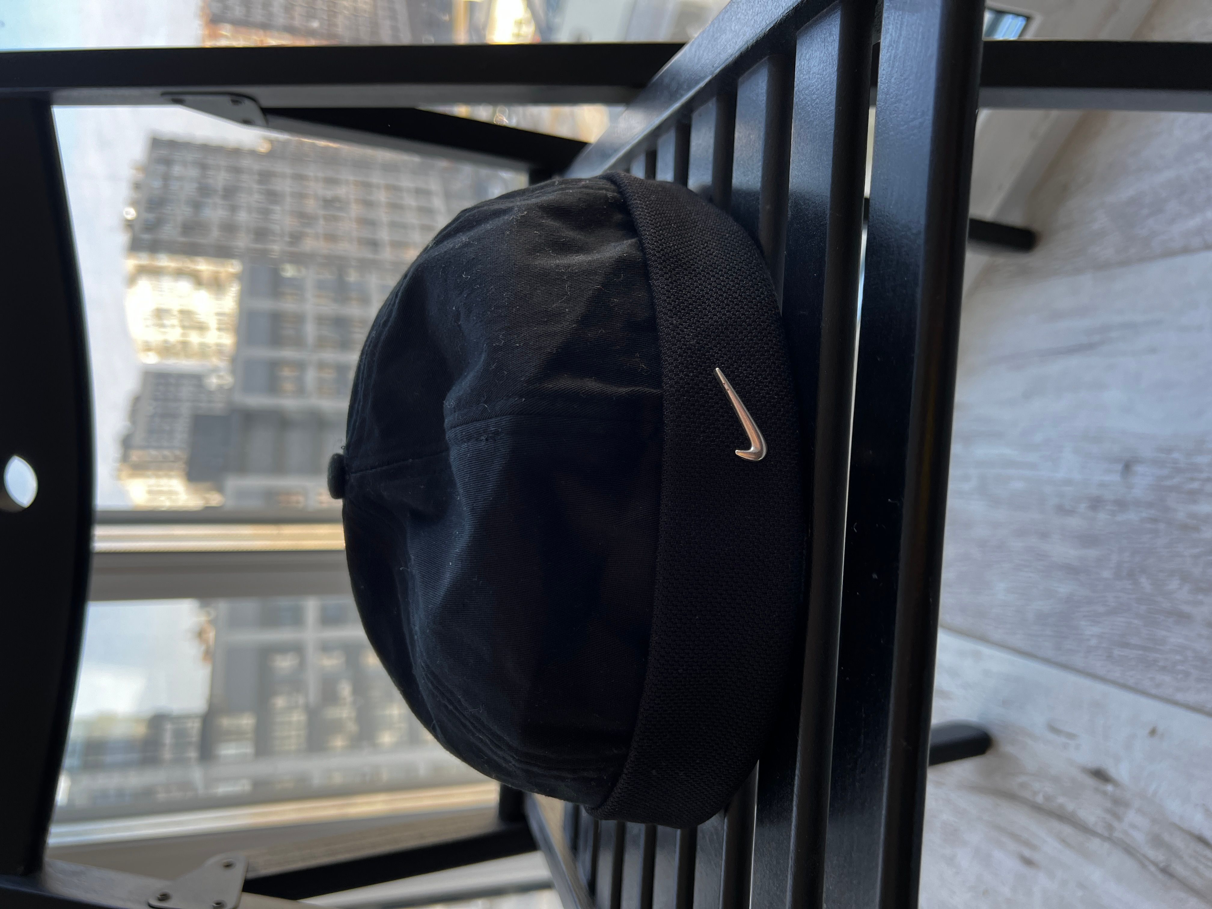 Pre-owned Hat X Nike Vintage Nike Short Beanie Docker Cap In Black