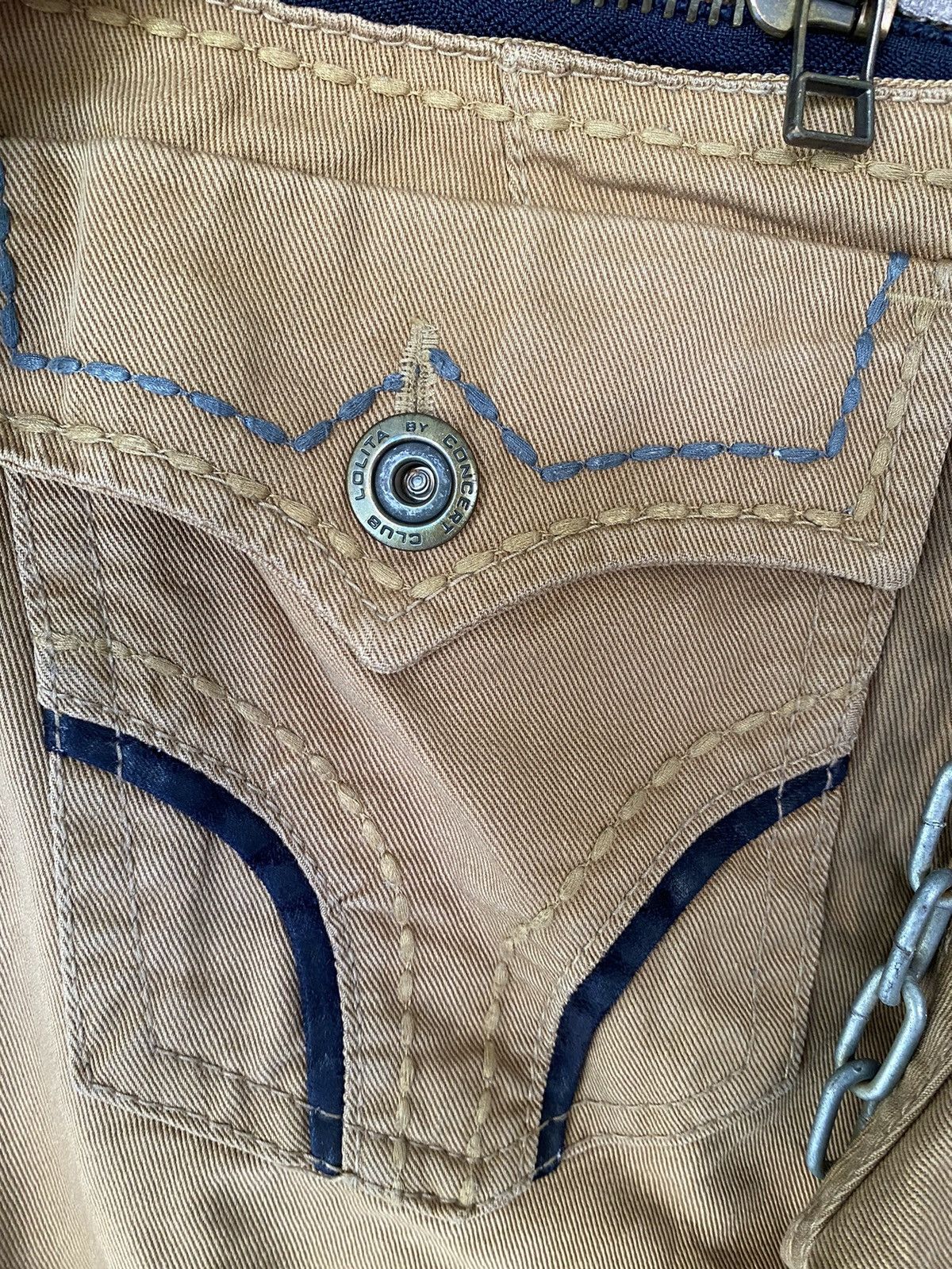20471120 Lolita Jeans x Yoshitomo Nara big flap pocket pants Size US 31 - 6 Thumbnail