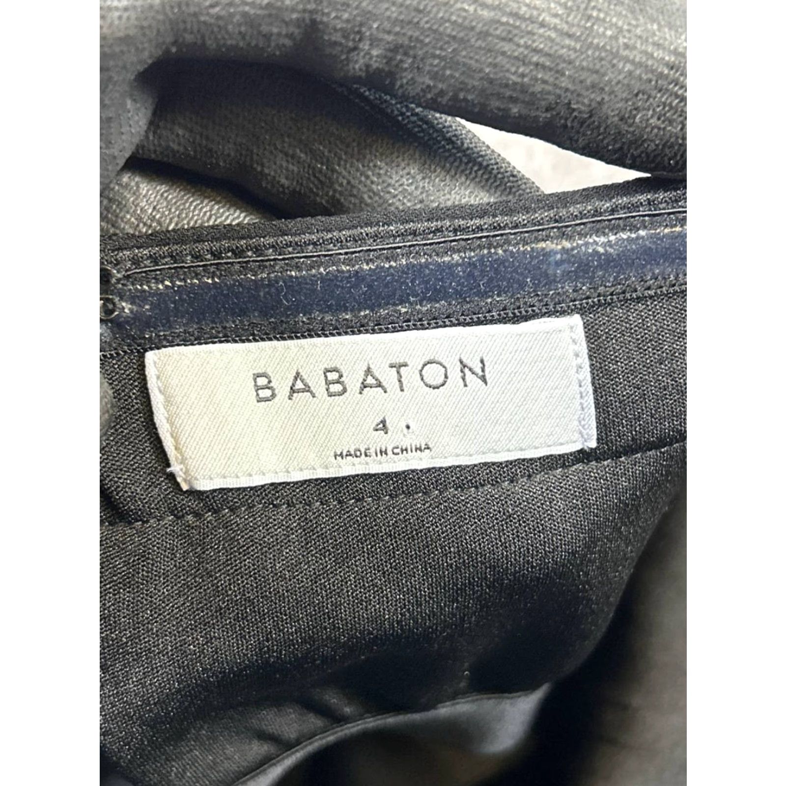 Vintage Babaton Jumpsuit Womens 4 Black Size 27" / US 4 / IT 40 - 3 Thumbnail