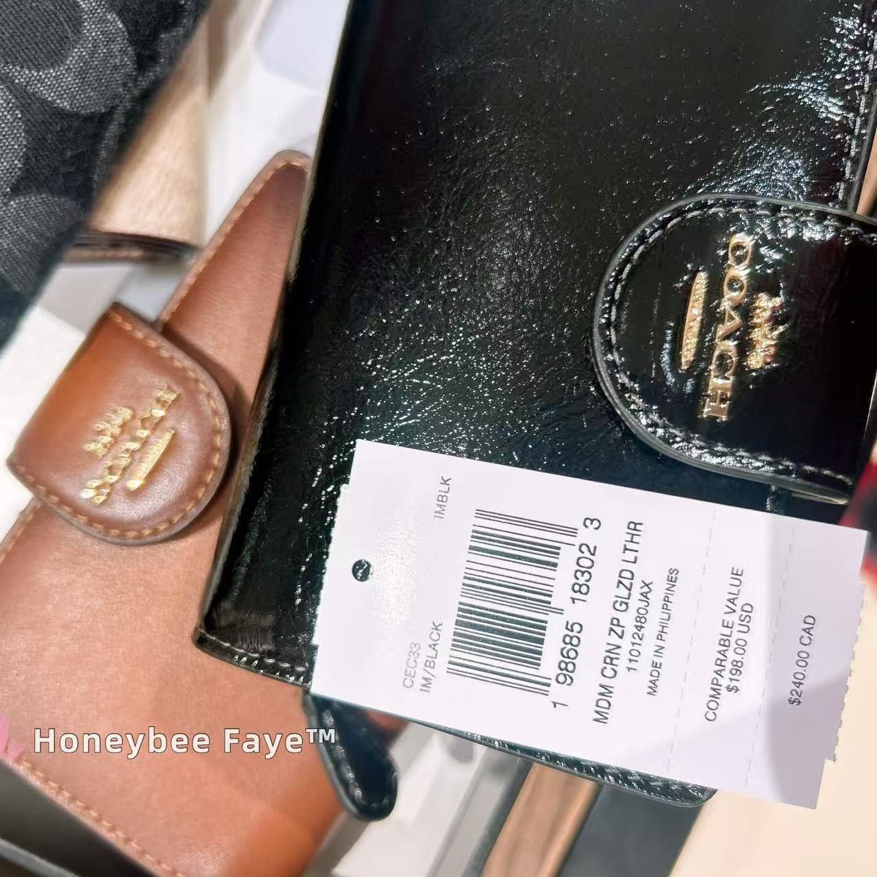 Coach NWT Coach Medium Corner Zip Wallet CEC33 Size ONE SIZE - 5 Thumbnail