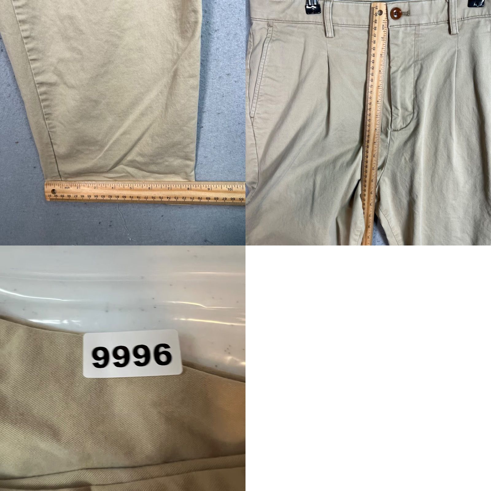 Gap Gap Mens Pants 34 Beige Khaki Casual Chino Regular Straight Leg Size US 34 / EU 50 - 8 Thumbnail
