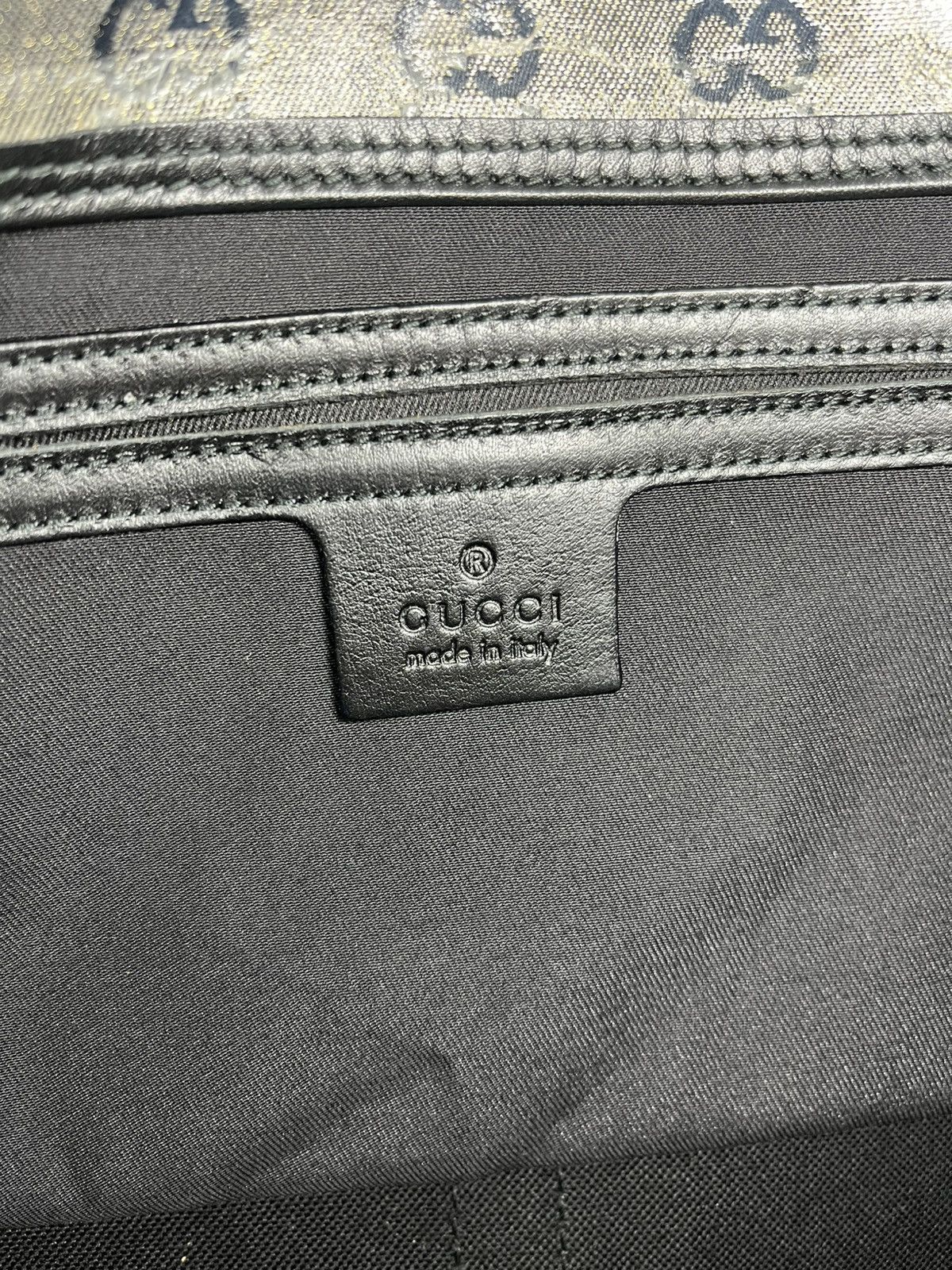Gucci GUCCI Crystal Monogram Medium Joy Shoulder Bag Black Size ONE SIZE - 22 Thumbnail
