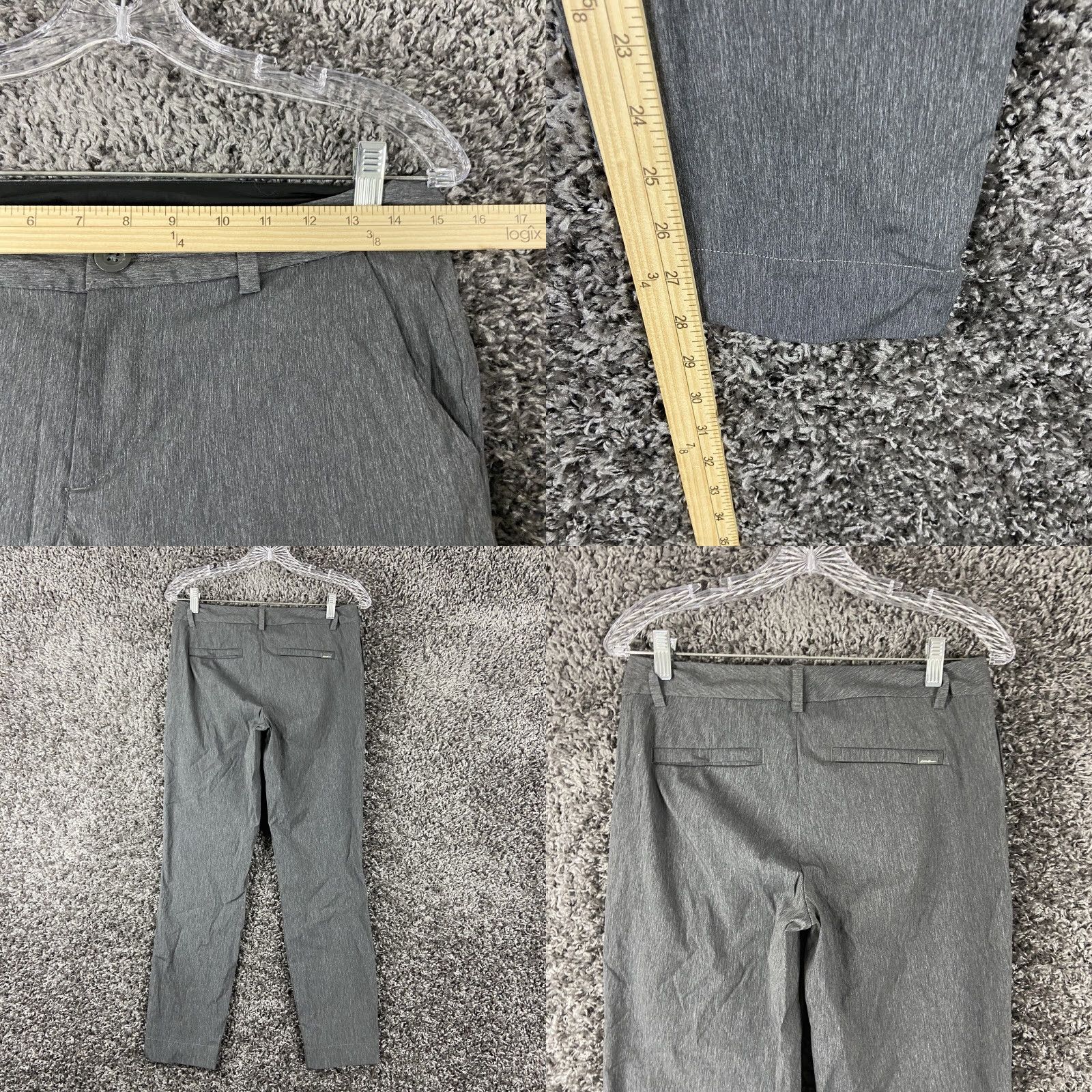 Eddie Bauer Eddie Bauer Pants Women Chino 2 Gray Womens Regular Size 2 Size 26" / US 2 / IT 38 - 8 Thumbnail