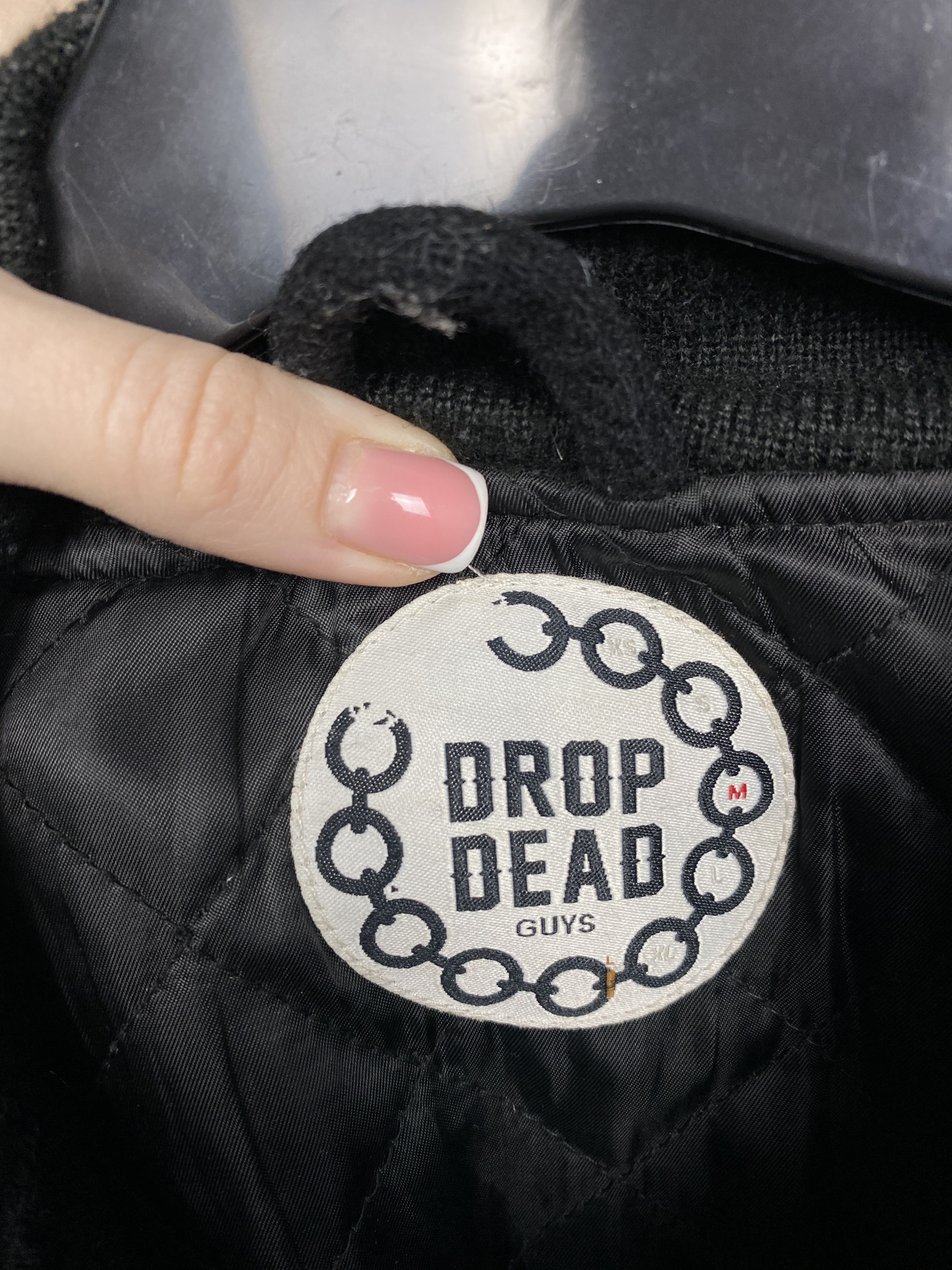 Drop Dead × Vintage Drop Dead Vintage Mens Varsity Wool Bomber Jacket Size US M / EU 48-50 / 2 - 5 Thumbnail