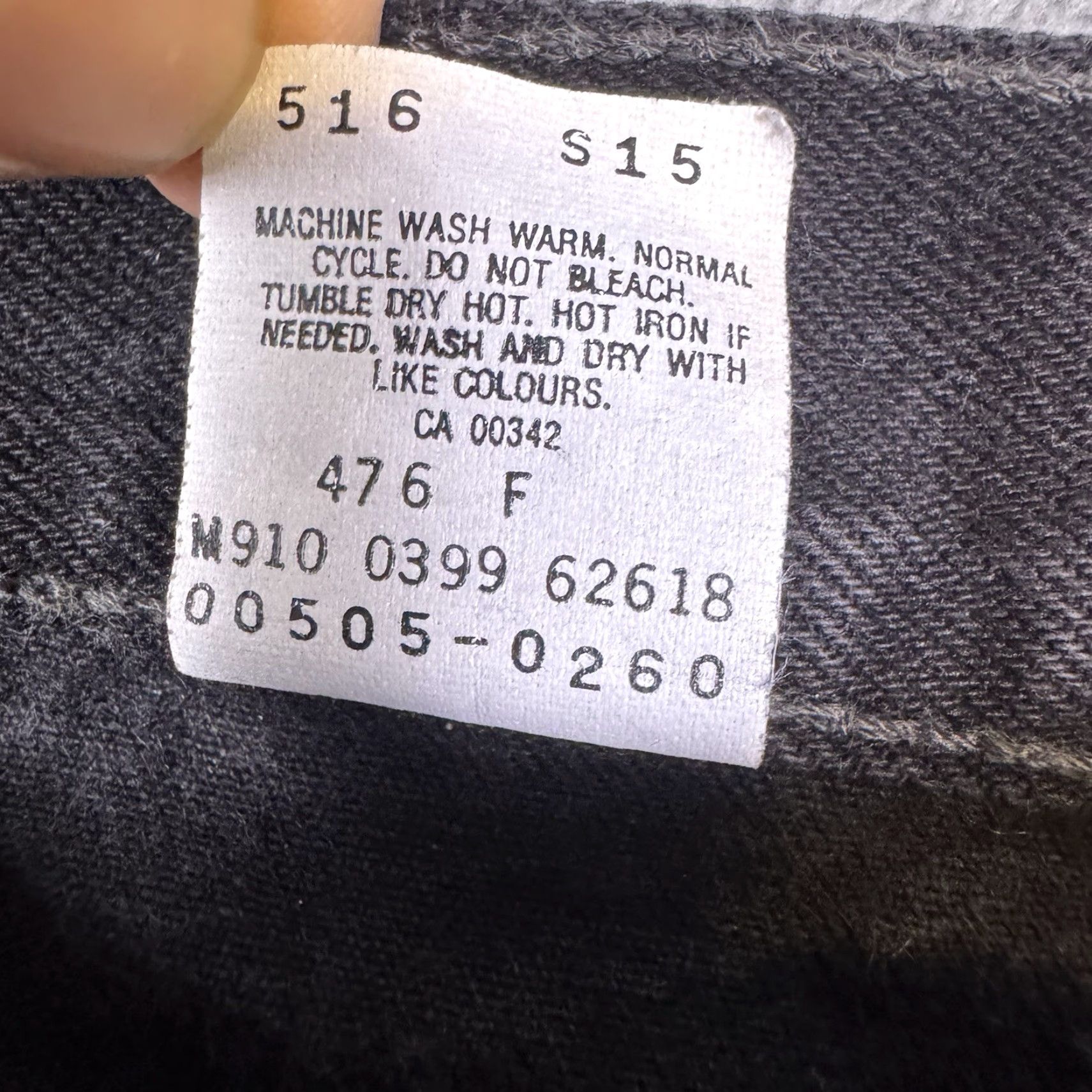 Levi's VINTAGE Levi's 505 Jeans Men 38x32 Paper Tag 1999 Canada Charcoal Wash Distressed Reg Straight Shirt Pants? Size US 38 / EU 54 - 5 Thumbnail