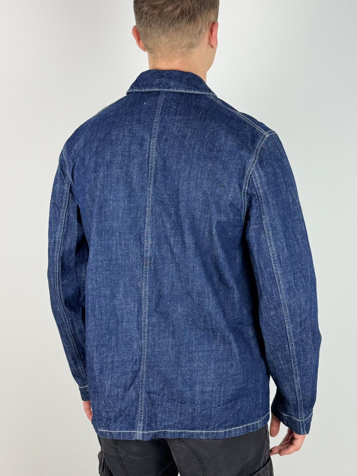 Samsoe Samsoe Samsoe Samsoe Chore Denim Work Jacket Size US L / EU 52-54 / 3 - 2 Thumbnail
