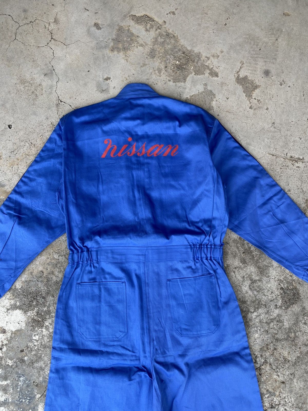 Other Vintage Nissan Mechanic Coveralls – Blue Workwear Jumpsuit Size US 35 - 9 Thumbnail