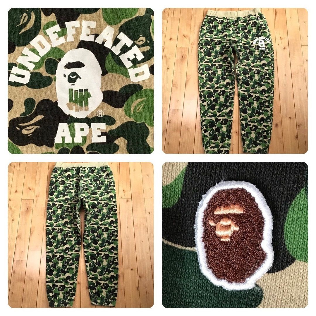Bape × Undefeated BAPE × Undefeated ABC camo sweat pants a bathing ape ★size L Size US 34 / EU 50 - 1 Thumbnail