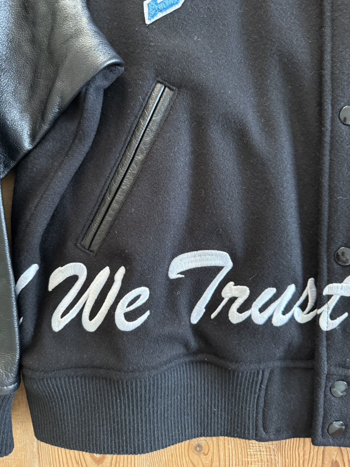 Supreme Supreme King In God We Trust Letterman Jacket Men’s Size XL Size US XL / EU 56 / 4 - 2 Thumbnail