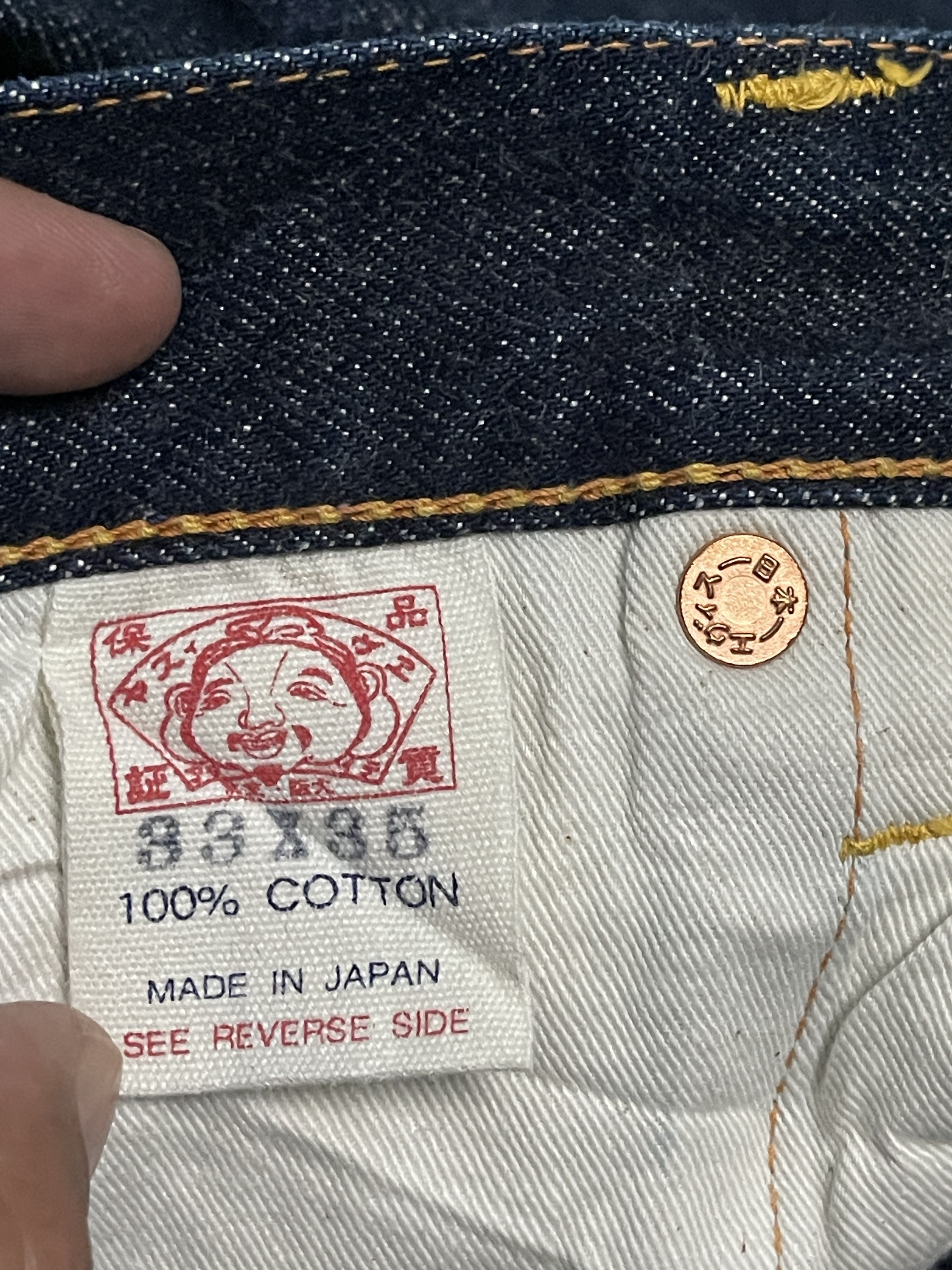 Evisu × Vintage Vintage Evisu No 1 Special Denim Jeans Selvedge Size US 33 - 5 Thumbnail