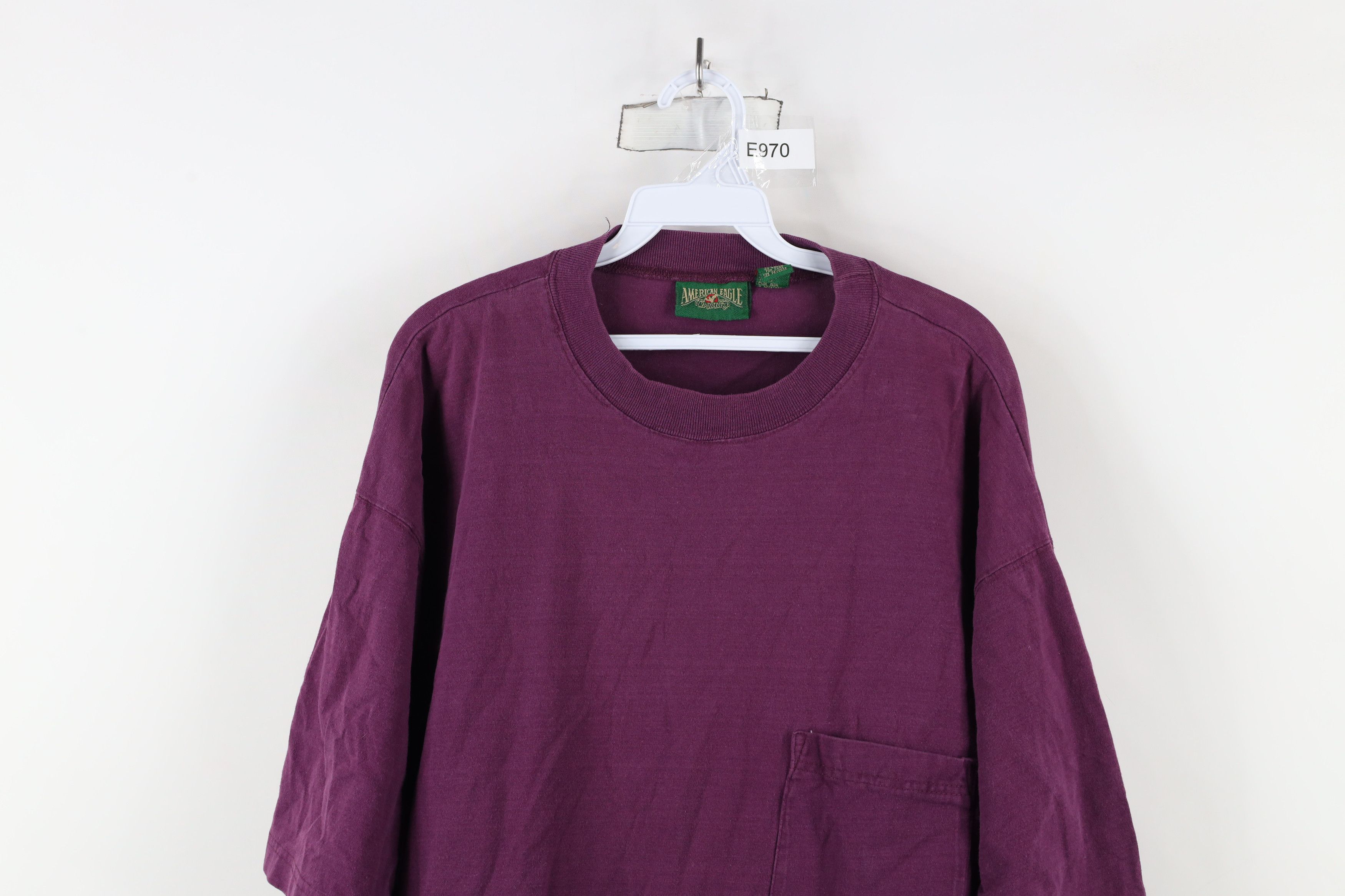 American Eagle Outfitters × Vintage Vintage 90s American Eagle Outfitters Fit Cotton T-Shirt Size US L / EU 52-54 / 3 - 2 Thumbnail