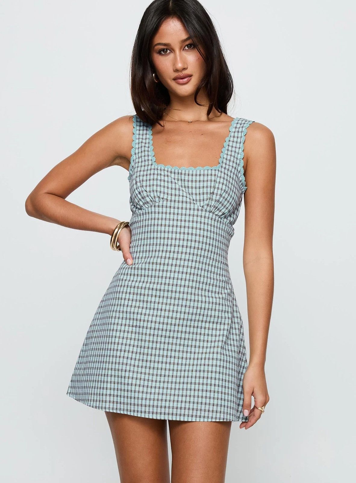 PRINCESS POLLY Patterned Mini Dress Size M / US 6-8 / IT 42-44 - 2 Thumbnail