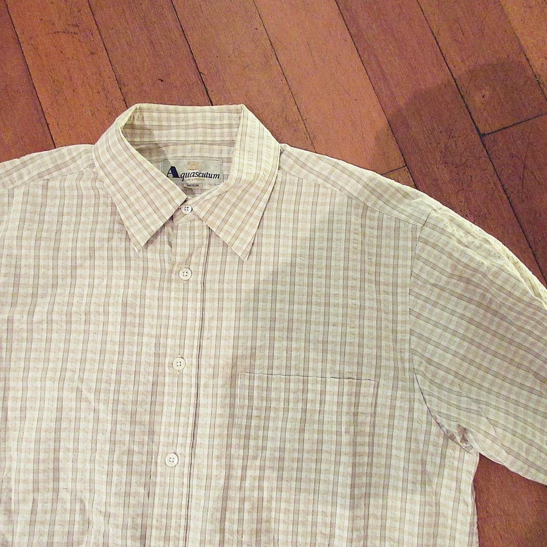 Aquascutum Aquascutum Shirt short sleeves Check Shirt Size M Size US M / EU 48-50 / 2 - 1 Preview