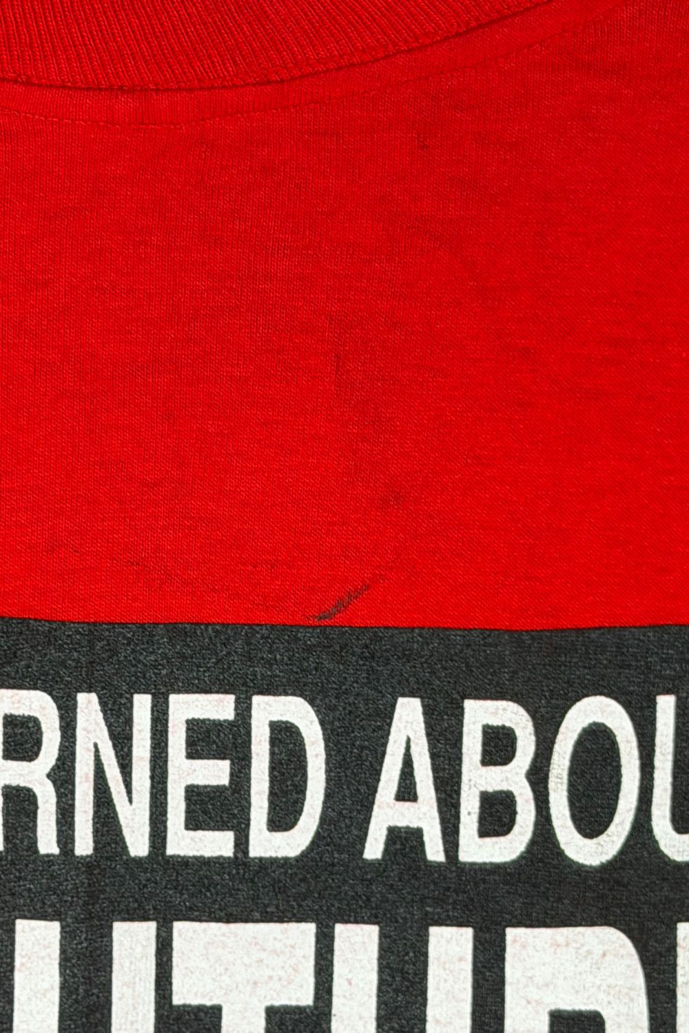 Fruit Of The Loom Vintage 90s The Body Shop Message Graphic T-Shirt Size US XL / EU 56 / 4 - 10 Thumbnail