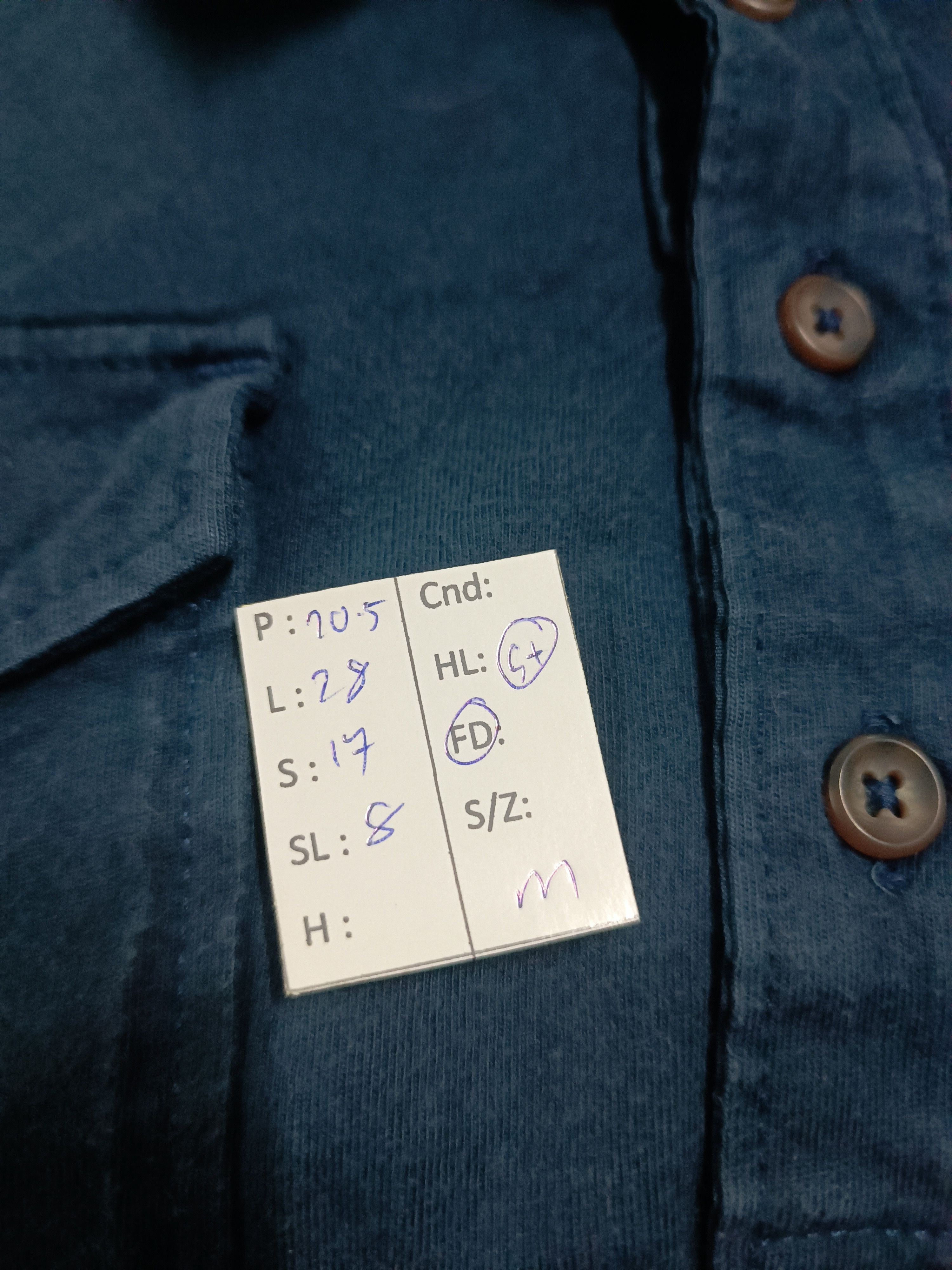 Michael Bastian VINTAGE MICHAEL BASTIAN X UNIQLO MENS FADED COLLAR TEE Size US M / EU 48-50 / 2 - 18 Thumbnail