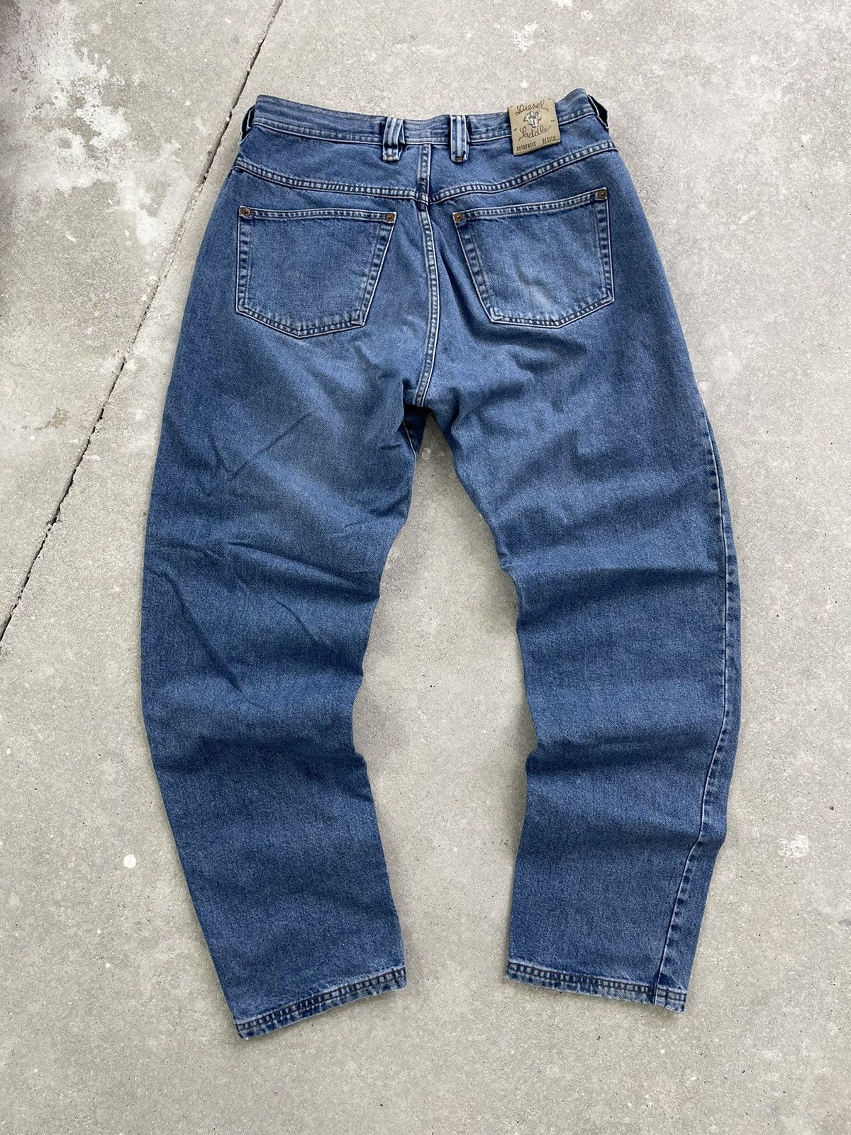 Diesel × Vintage Vintage Diesel jeans blue denim buggy fit Size US 36 / EU 52 - 5 Thumbnail