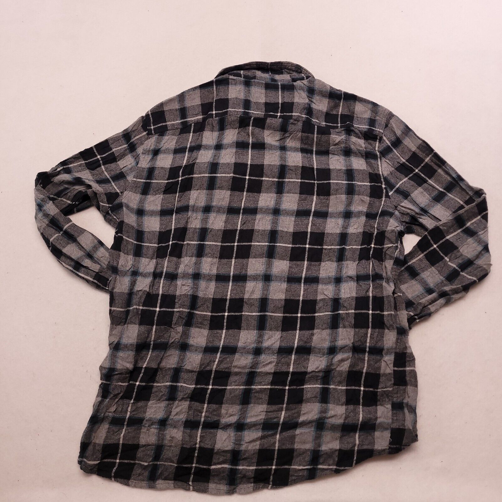 Sonoma Sonoma Tartan Flannel Button Up Shirt Mens Size L Gray Black Size US L / EU 52-54 / 3 - 11 Thumbnail