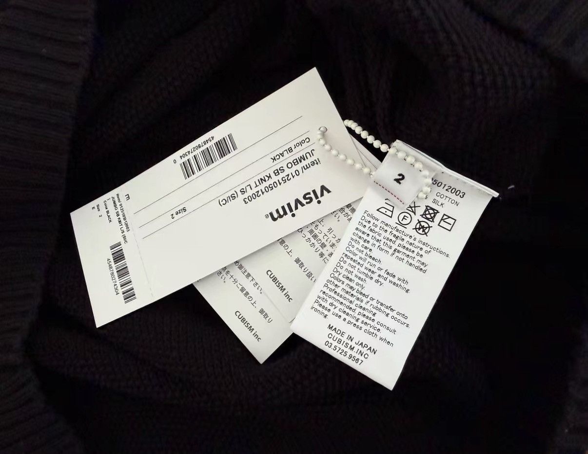 Visvim VISVIM JUMBO SB KNIT L/S (SI/C) 25SS Silk blend knit sweater Size US M / EU 48-50 / 2 - 3 Thumbnail