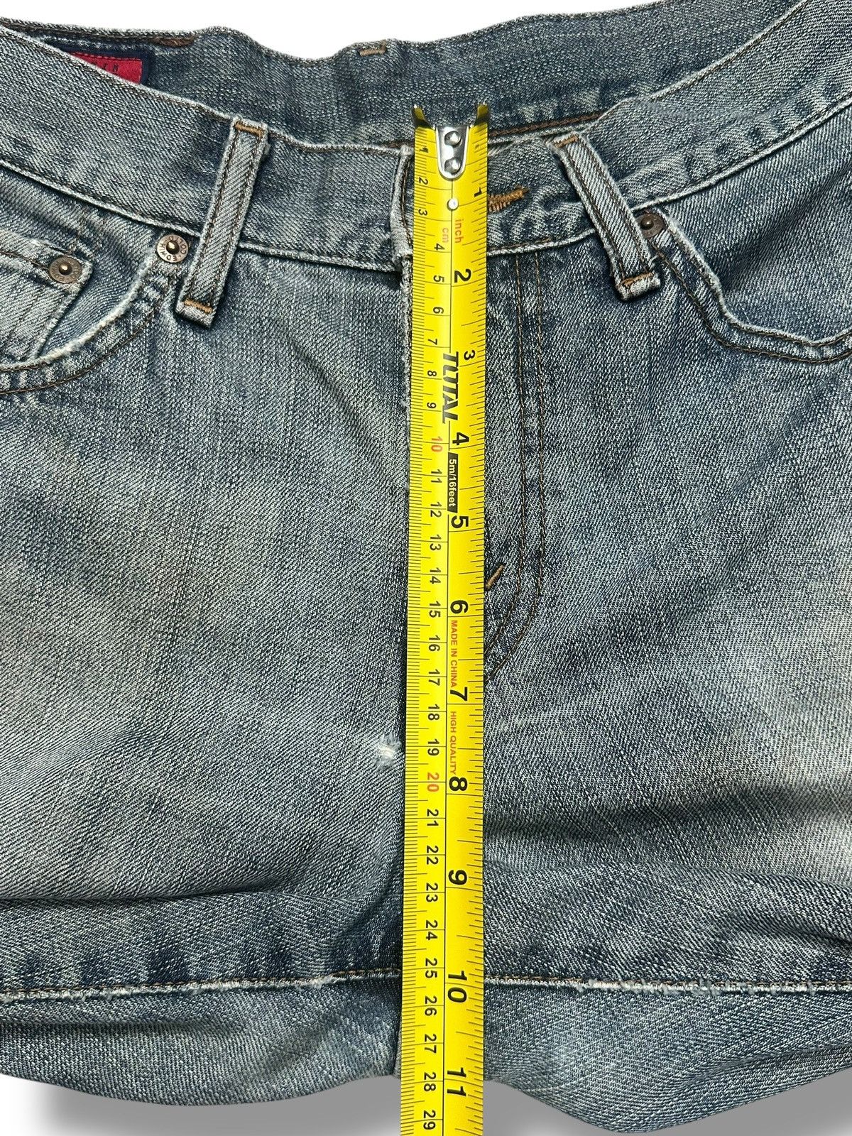 Edwin Edwin 503 Straight Cut Vintage Distressed look with Bluewash Size US 30 / EU 46 - 18 Thumbnail