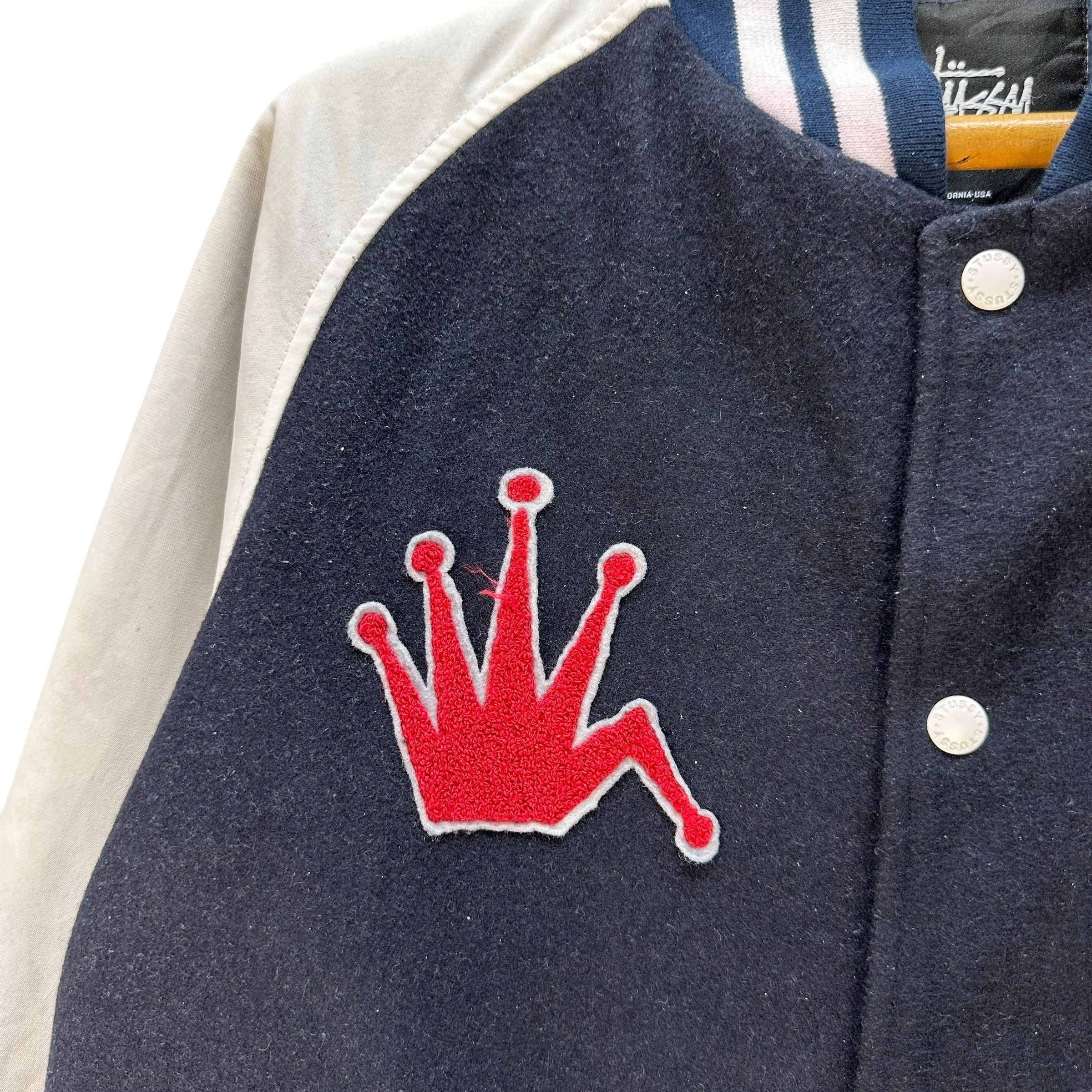 Stussy STUSSY World Wide Big Logo Varsity Jacket #A50-1173 Size US L / EU 52-54 / 3 - 5 Thumbnail