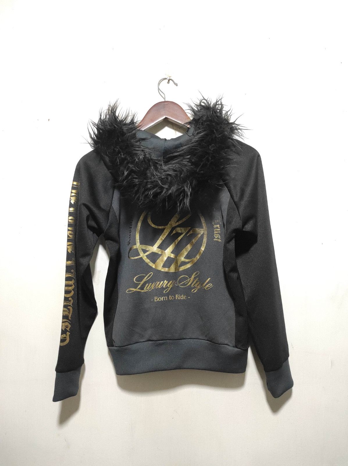 Japanese Brand Eaer Soul poem zip fur hoodie LGB style Size US S / EU 44-46 / 1 - 9 Thumbnail