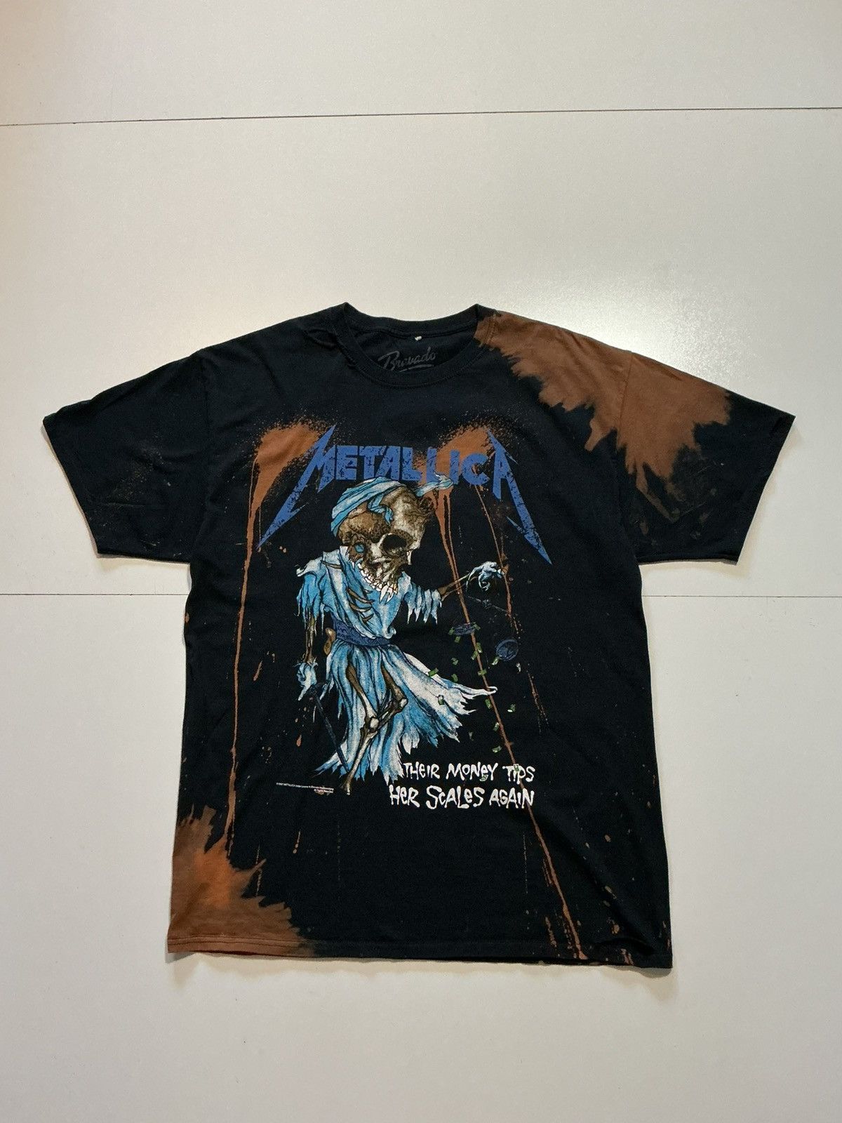 Metallica Metallica Money Tips Her Scales Again Pushead Band T-Shirt Size US M / EU 48-50 / 2 - 1 Thumbnail